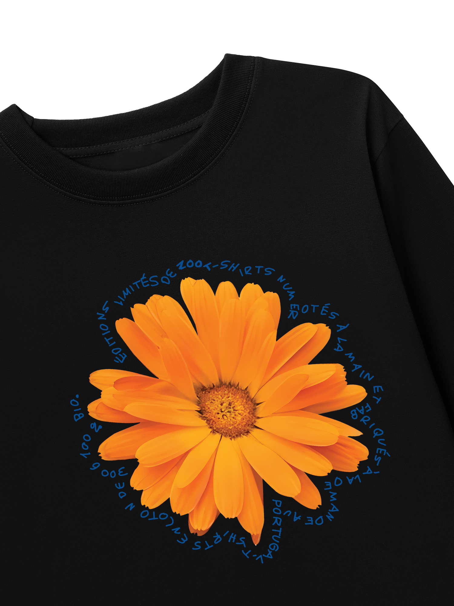 Áo Thun Dài Tay Floral Orange Flower