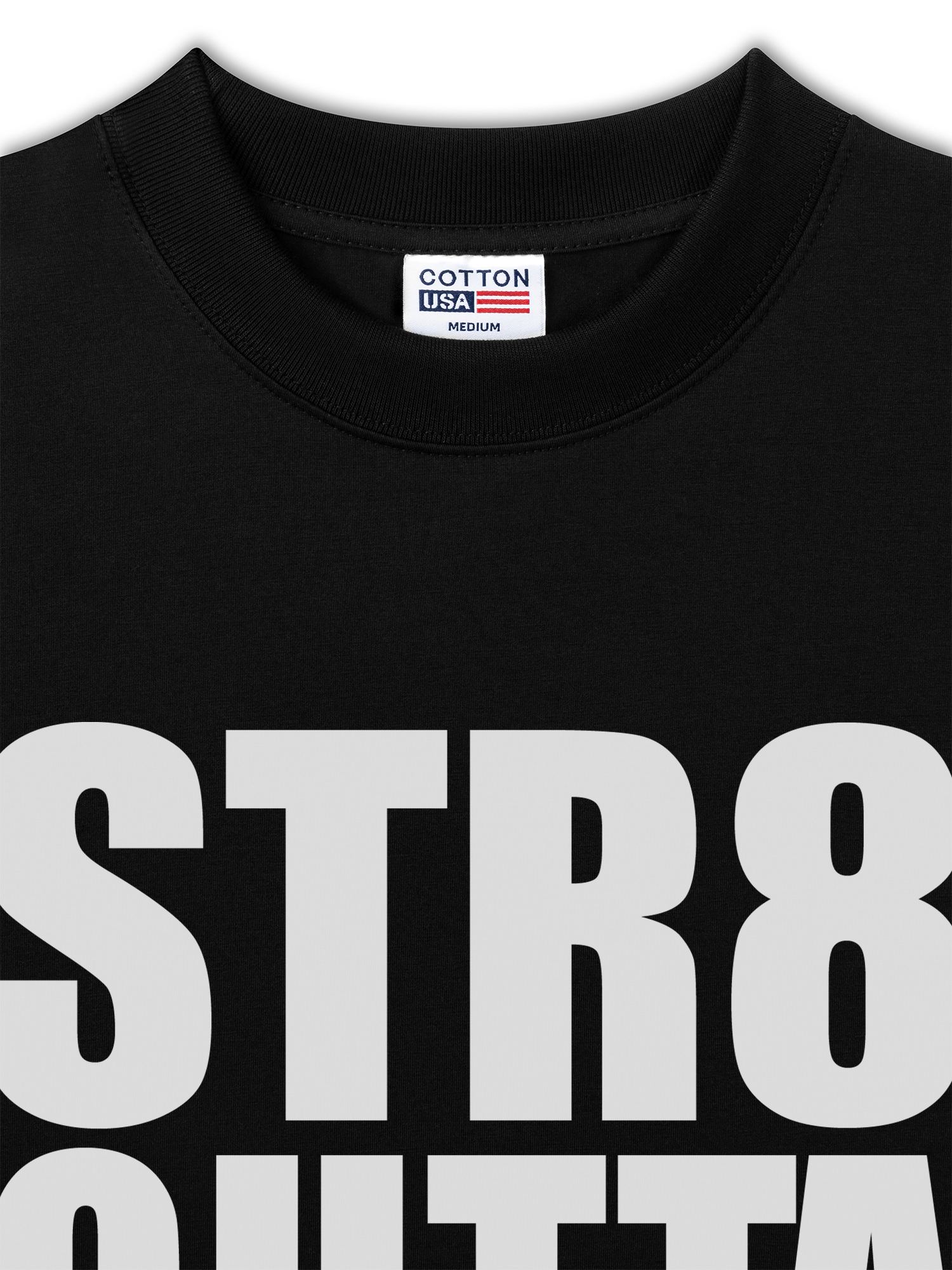 Áo Thun Relaxed Fit Rapper NWA Straight Outta Compton Typo