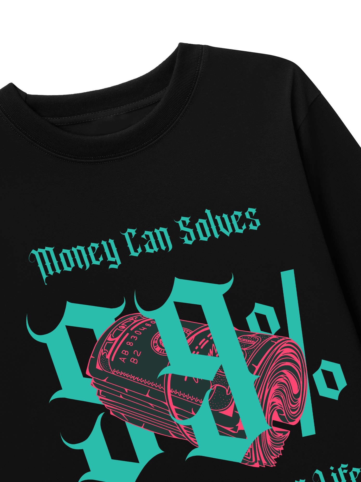 Áo Thun Dài Tay Money Can Solves