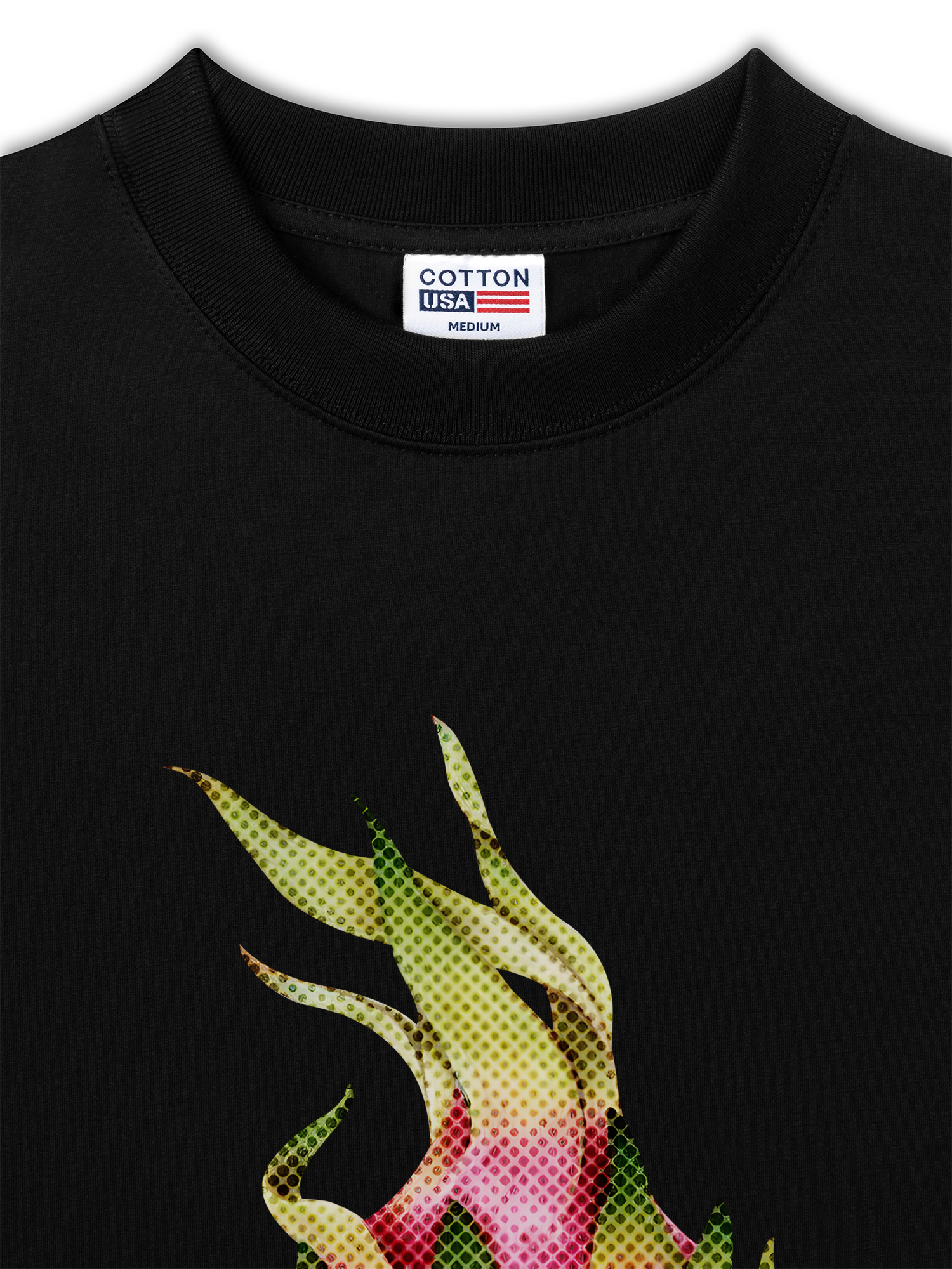 Áo Thun Relaxed Fit Tropical Dragon Fruit Retro