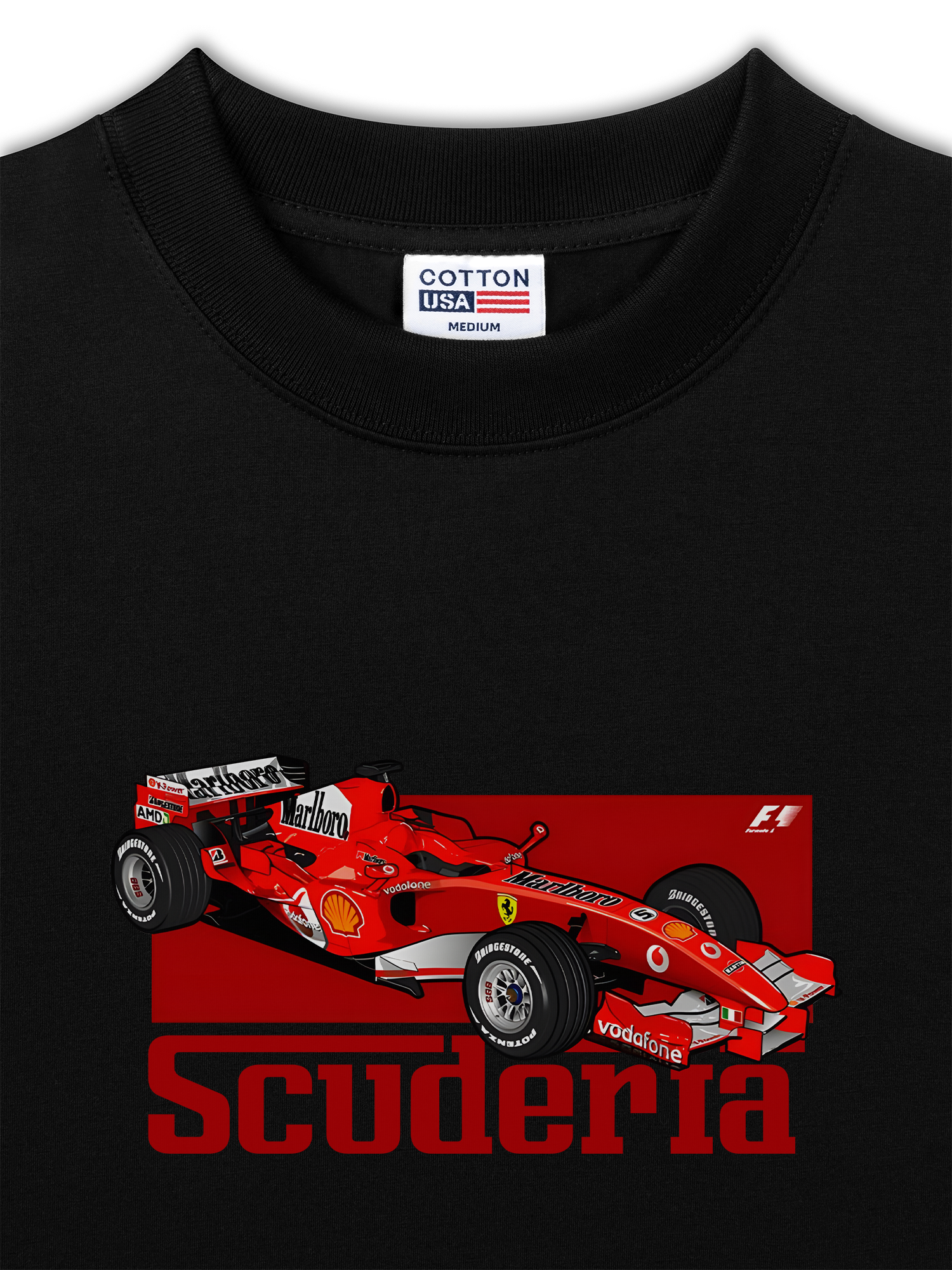 Áo Thun Relaxed Fit Ferrari Scuderia Race