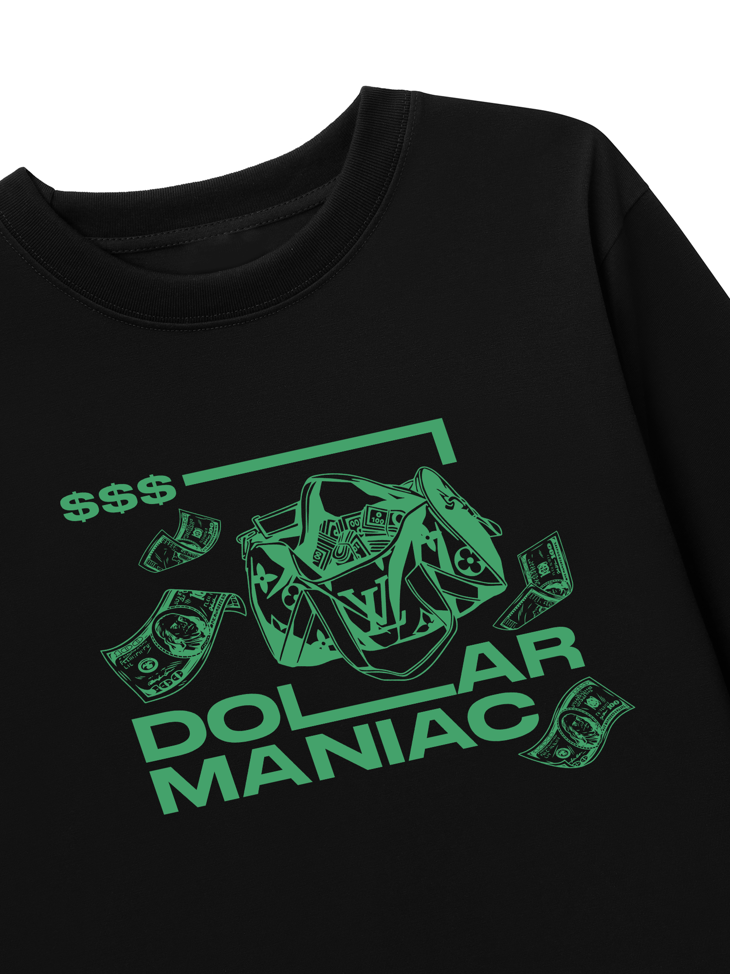 Áo Thun Dài Tay Money Dolar Maniac