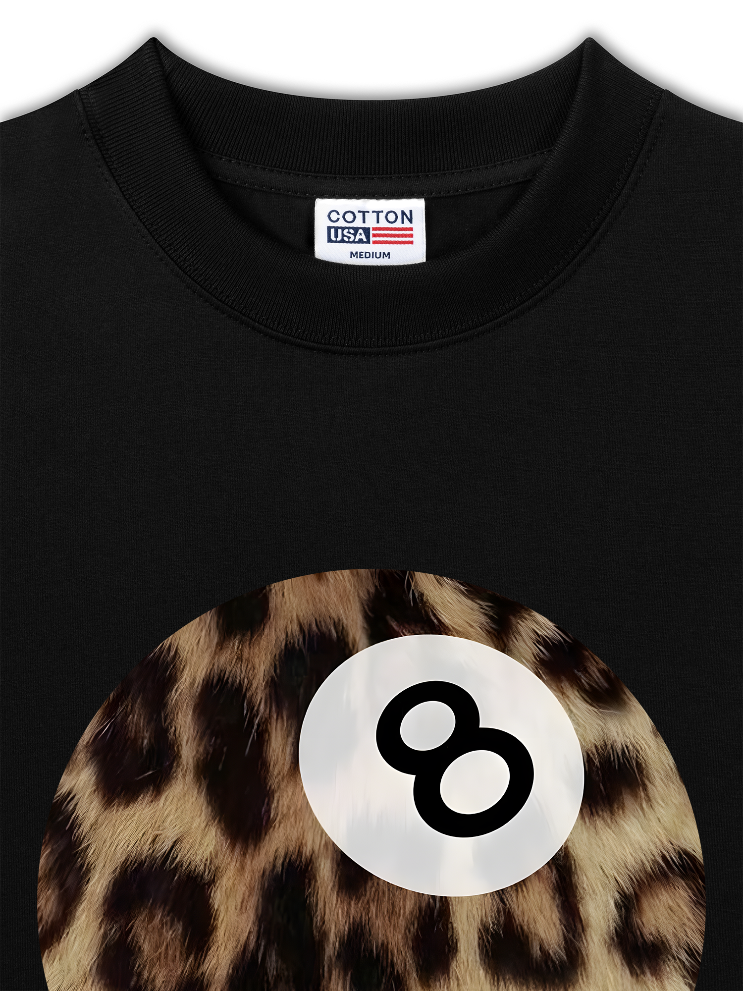 Áo Thun Relaxed Fit Billiards Leopard Eight