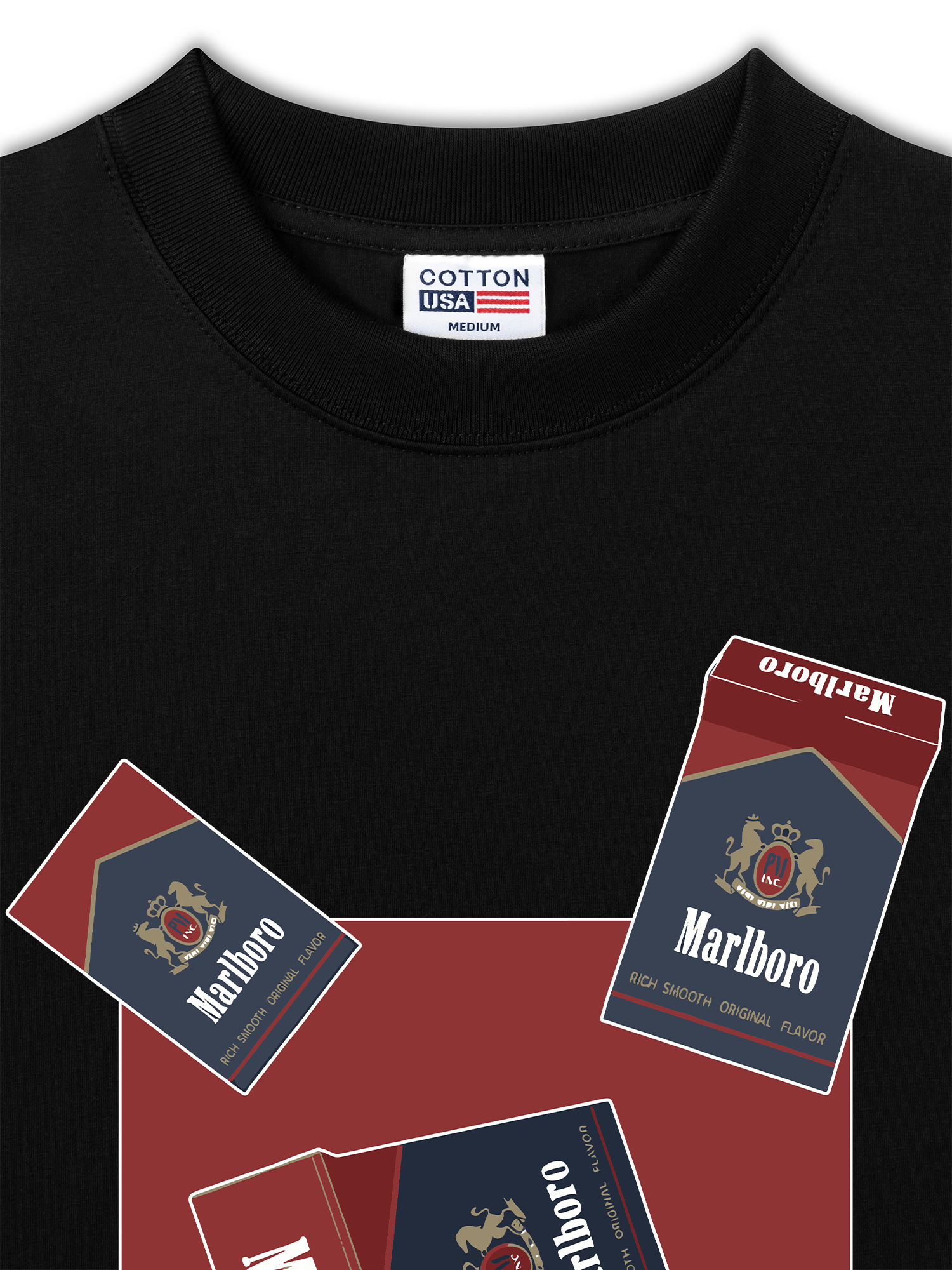 Áo Thun Relaxed Fit Marlboro Rich Smooth Logo