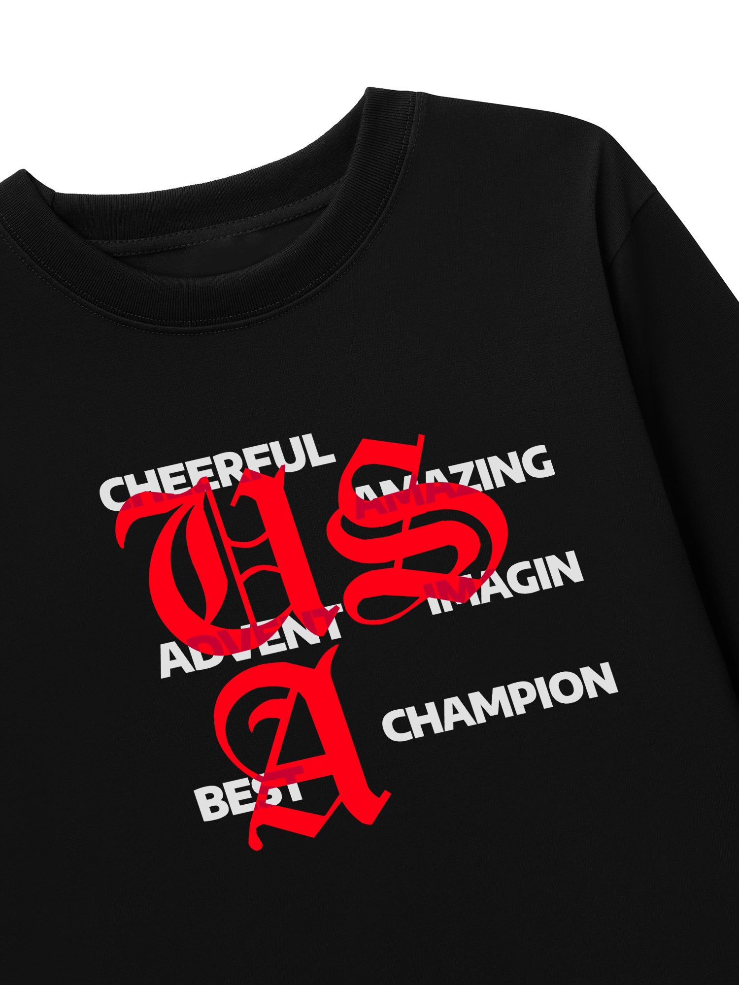 Áo Thun Dài Tay USA Classic Positive