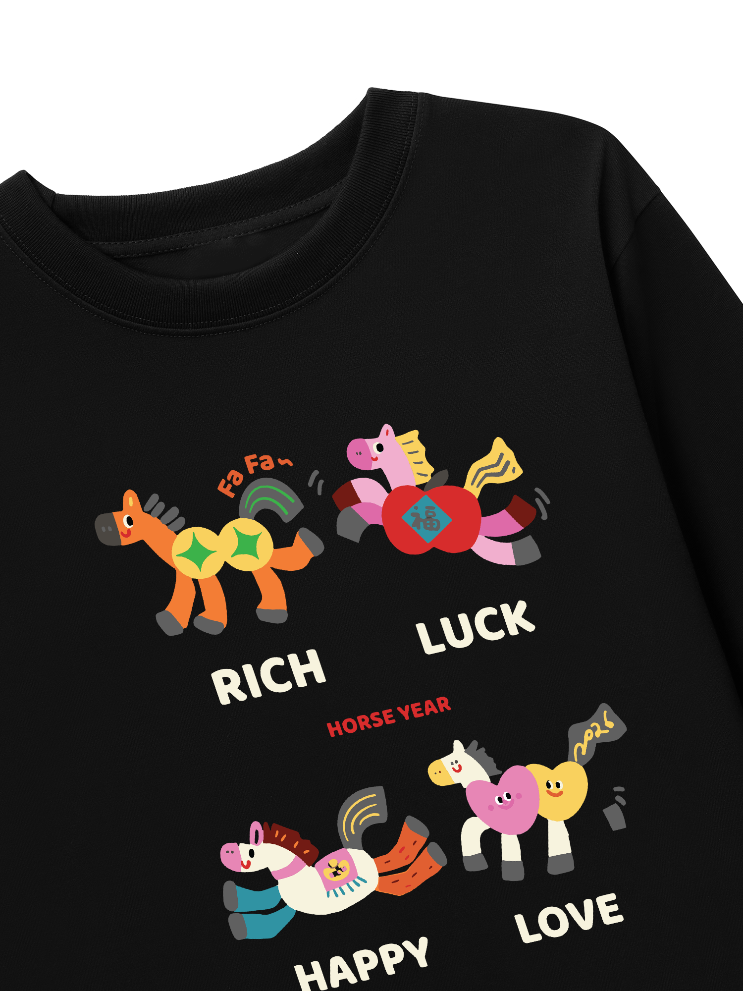 Áo Thun Dài Tay Horse Year