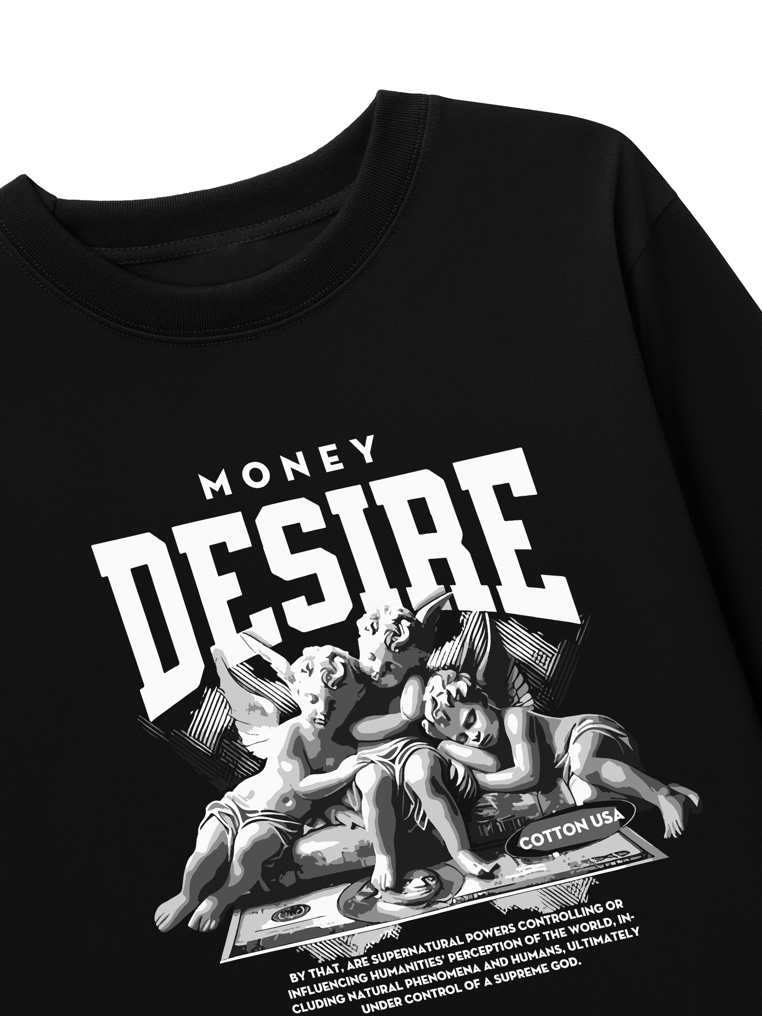 Áo Thun Dài Tay Money Desire Angel