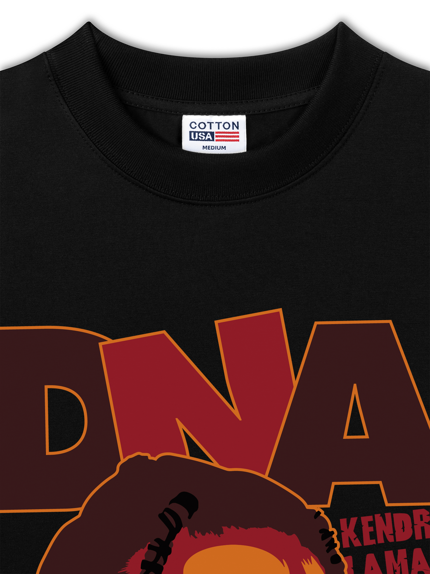 Áo Thun Relaxed Fit Rapper Kendrick Lamar DNA