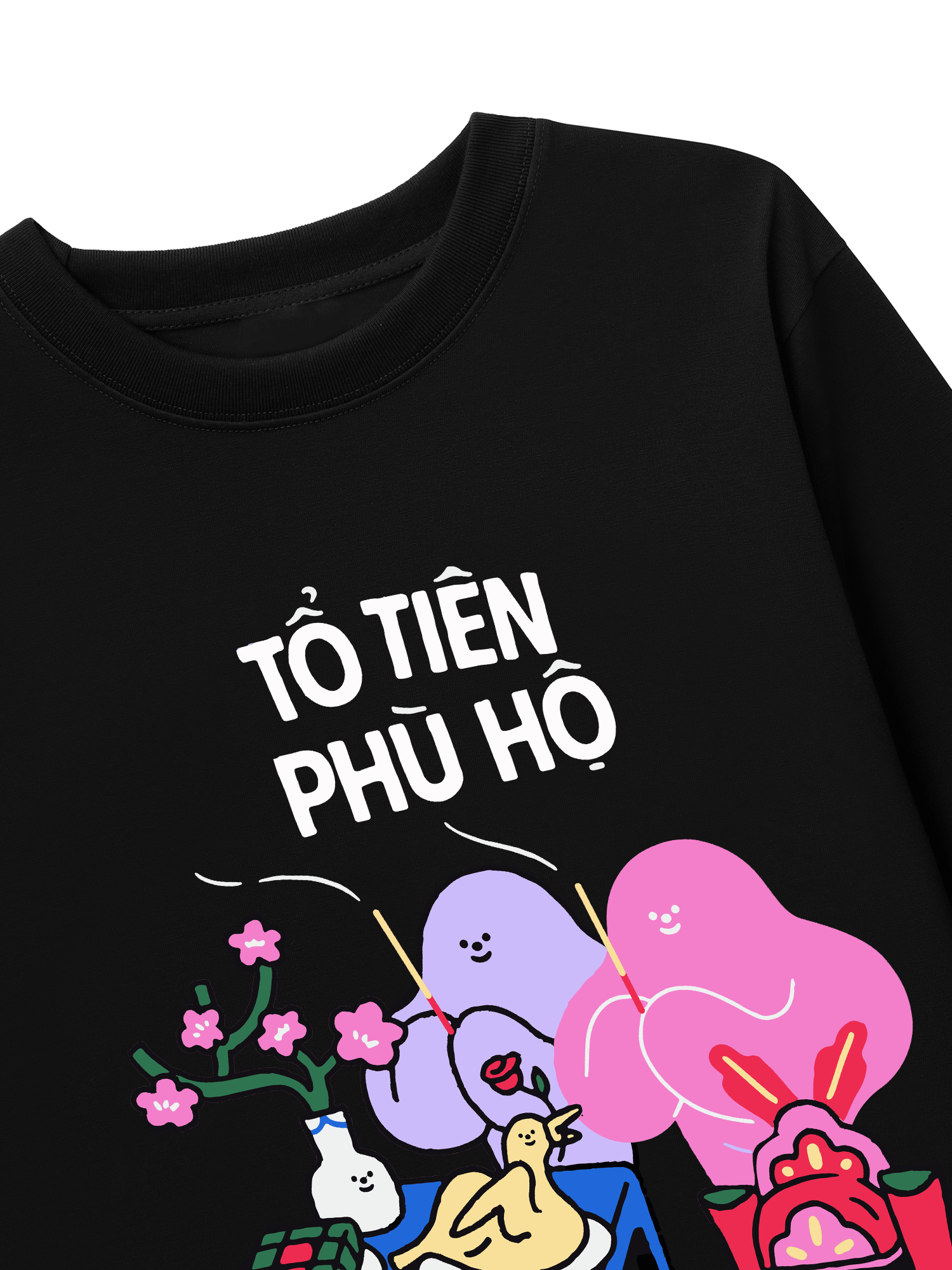 Áo Thun Dài Tay Tổ Tiên Phù Hộ