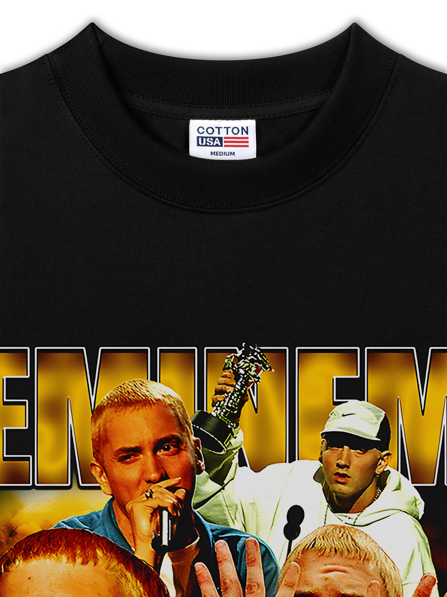 Áo Thun Relaxed Fit Rapper Eminem Vintage Style Essential