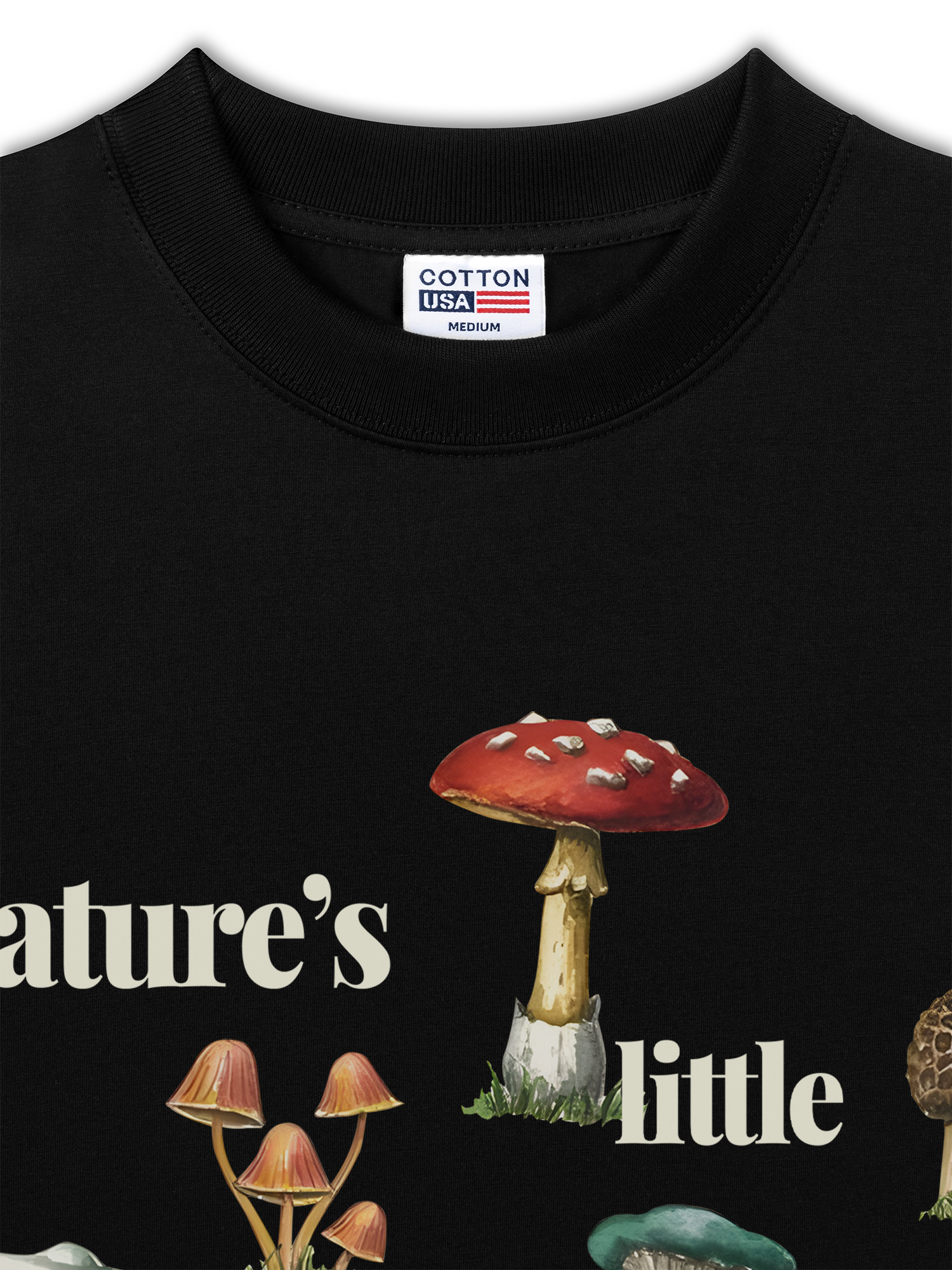 Áo Thun Relaxed Fit Tropical Mushroom Fungi