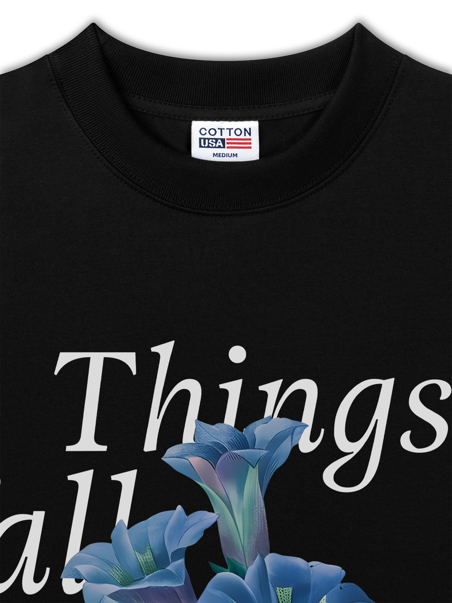 Áo Thun Relaxed Fit Floral Things Fall Apart