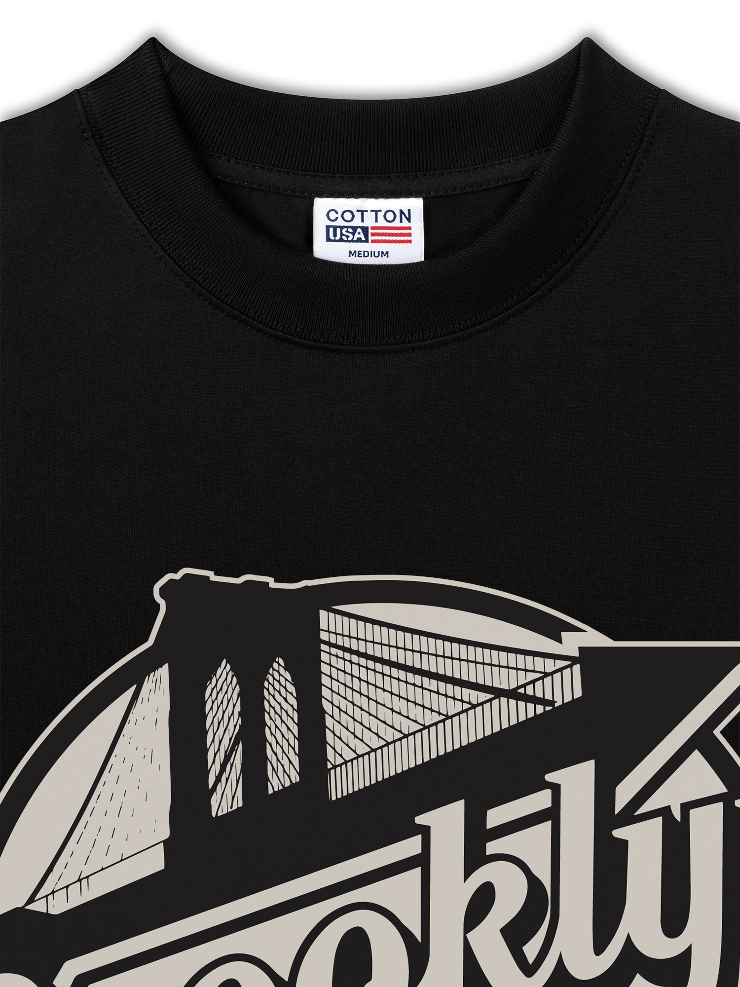 Áo Thun Relaxed Fit USA Brooklyn East Of The East