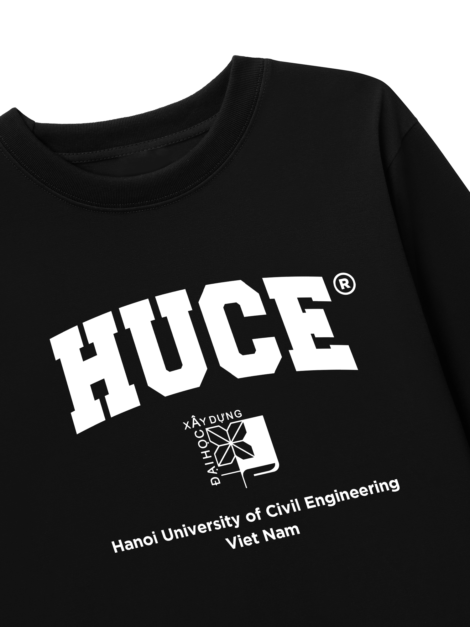 Áo Thun Dài Tay HUCE - Hanoi University of Civil Engineering