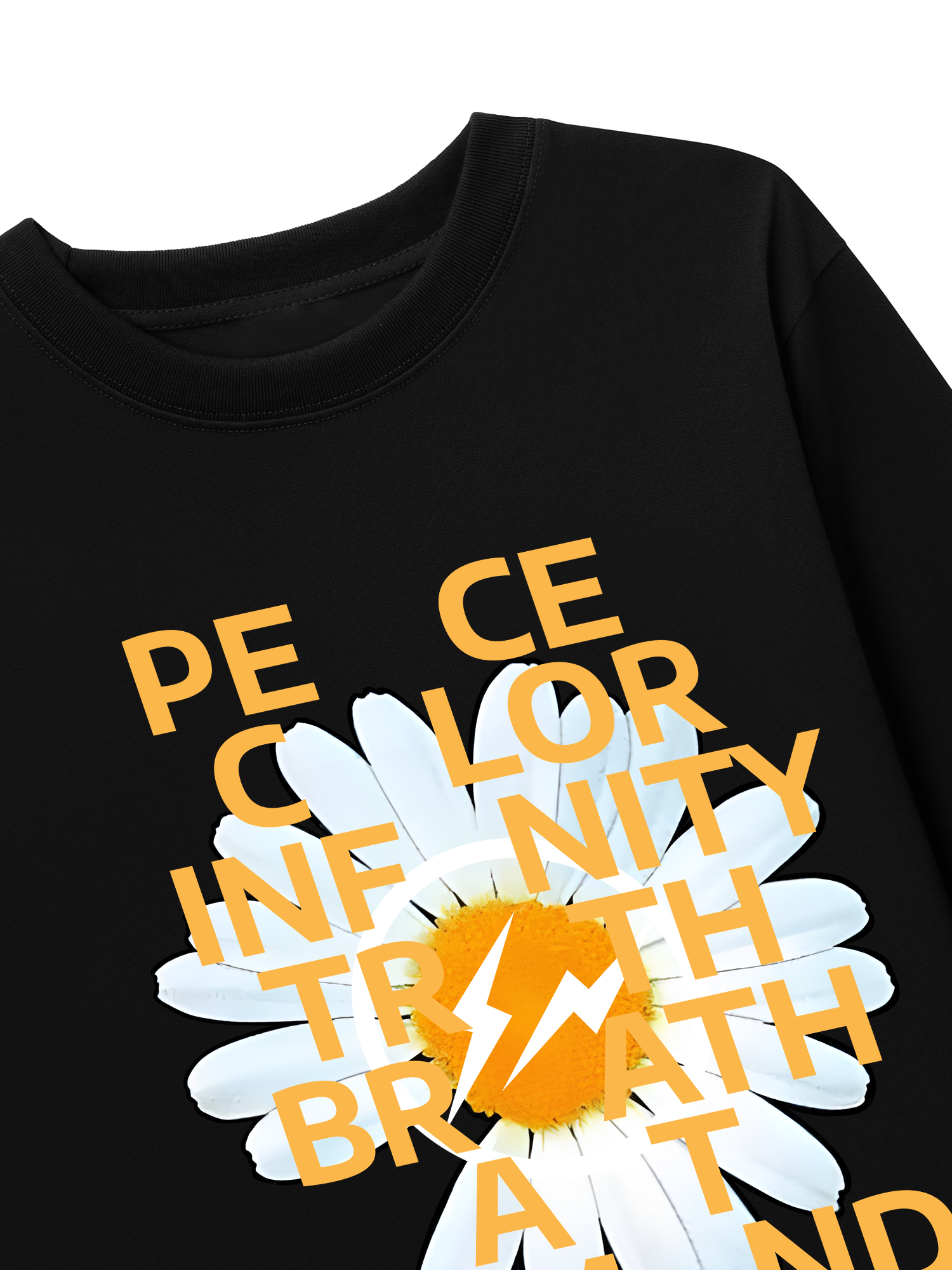 Áo Thun Dài Tay Floral Peace Color Love