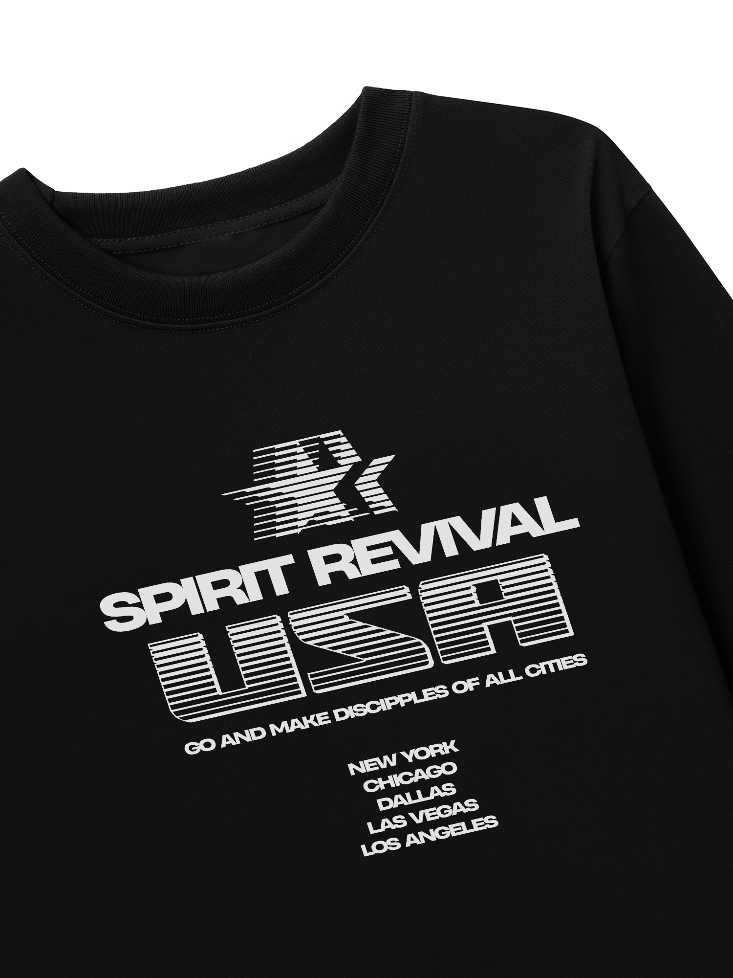 Áo Thun Dài Tay USA Spirit Revival