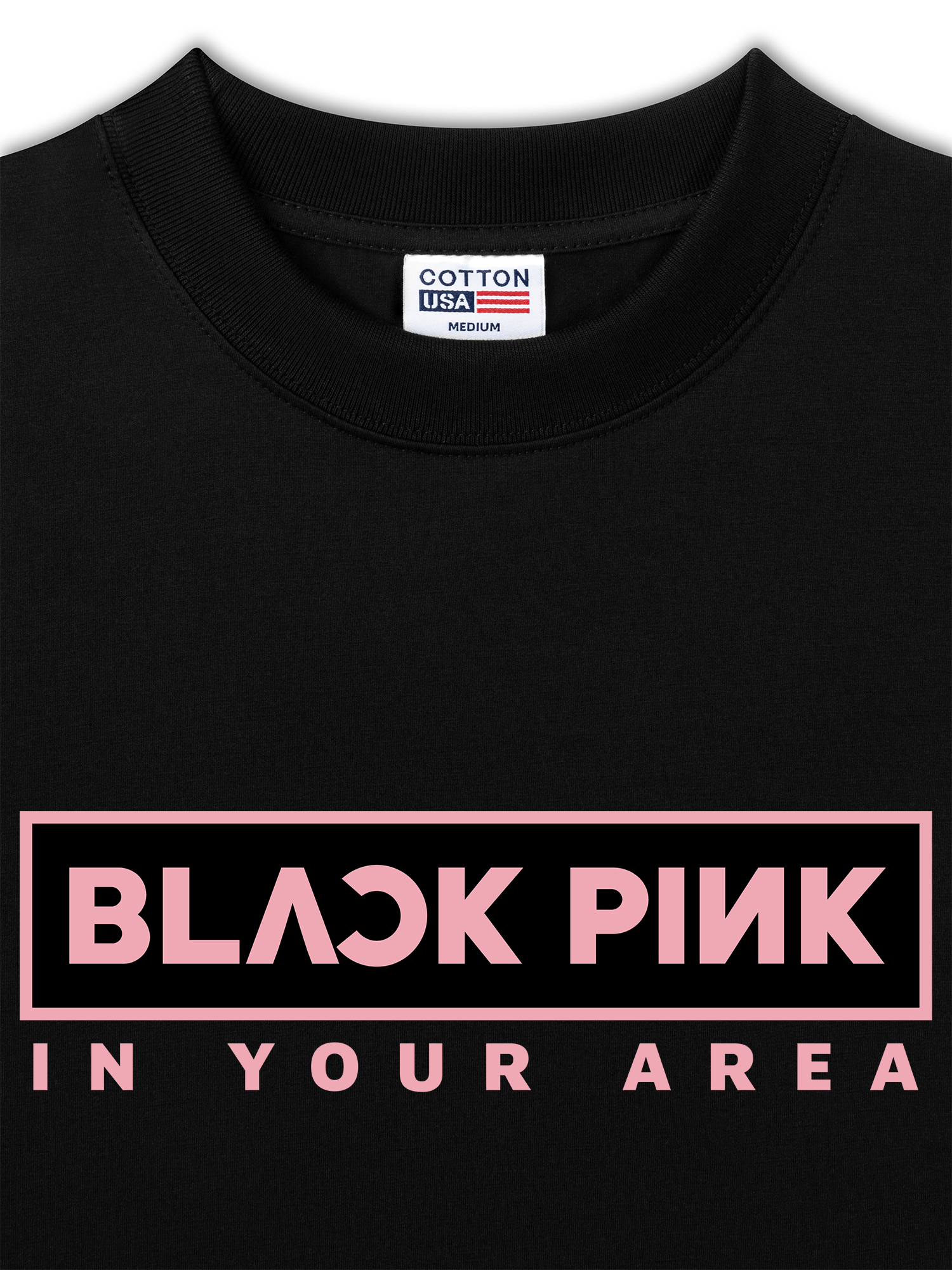 Áo Thun Relaxed Fit Idols Black Pink Jisoo