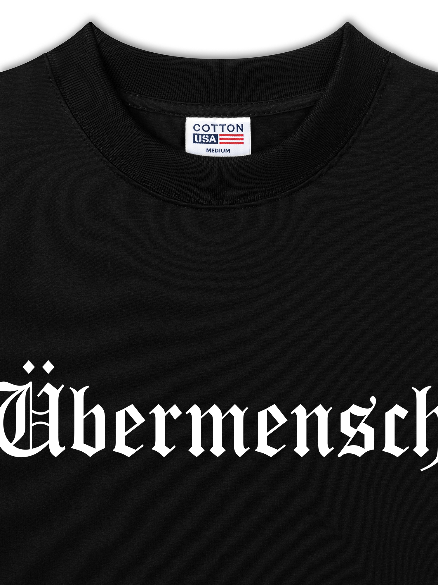 Áo Thun Relaxed Fit Idols Ubermensch Black And White