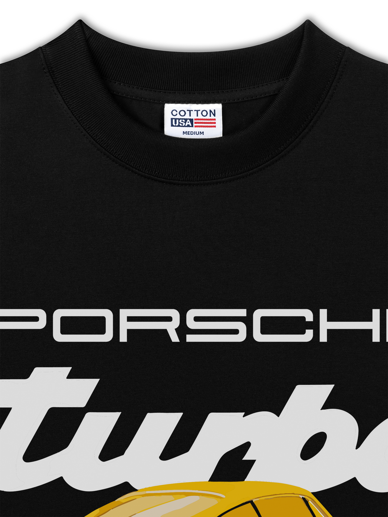 Áo Thun Relaxed Fit Porsche Turbo Golden Race