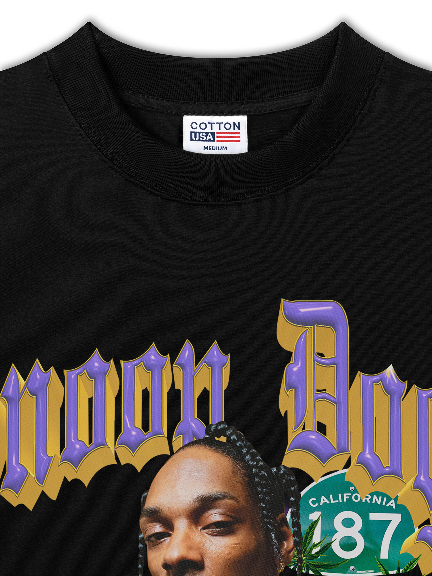 Áo Thun Relaxed Fit Rapper Snoop Dogg 187 Cali