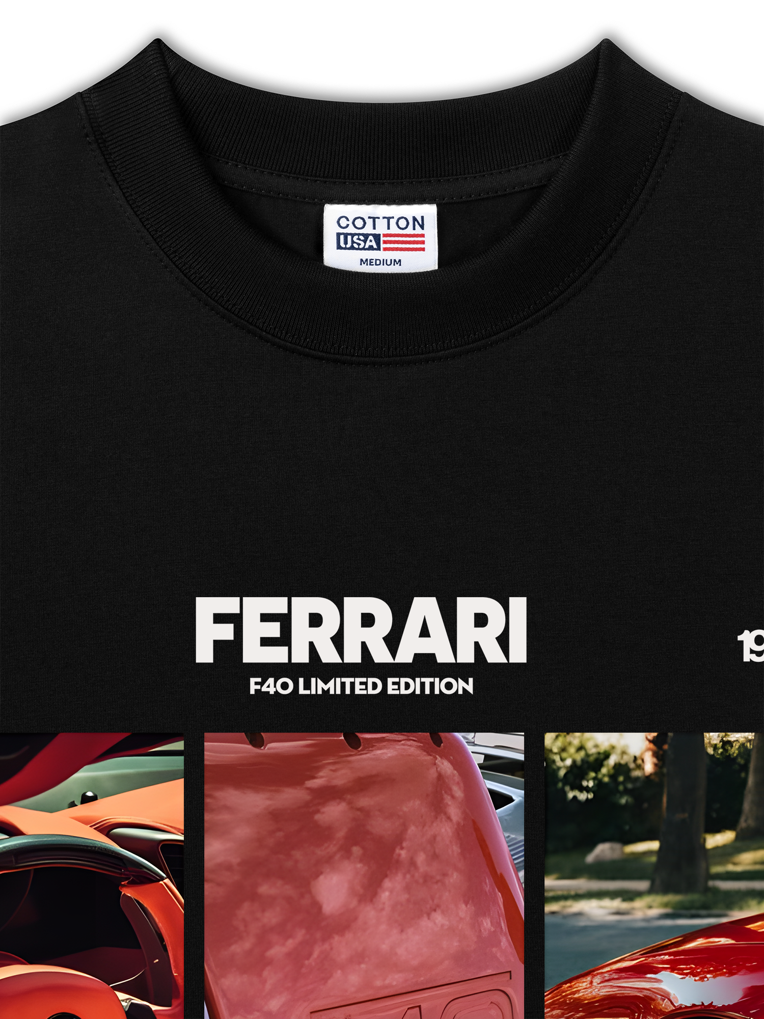 Áo Thun Relaxed Fit Ferrari F40 Limited Edition