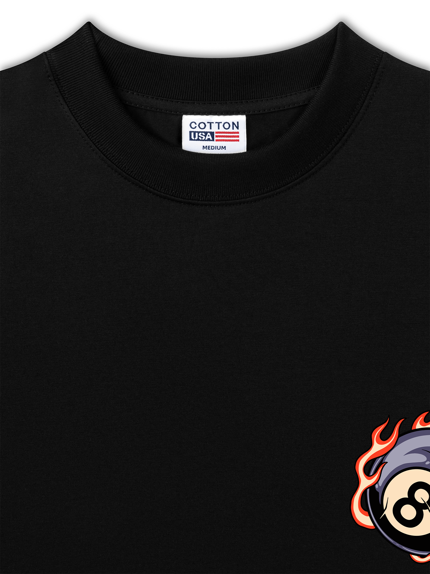 Áo Thun Relaxed Fit Billiards Flame Eight