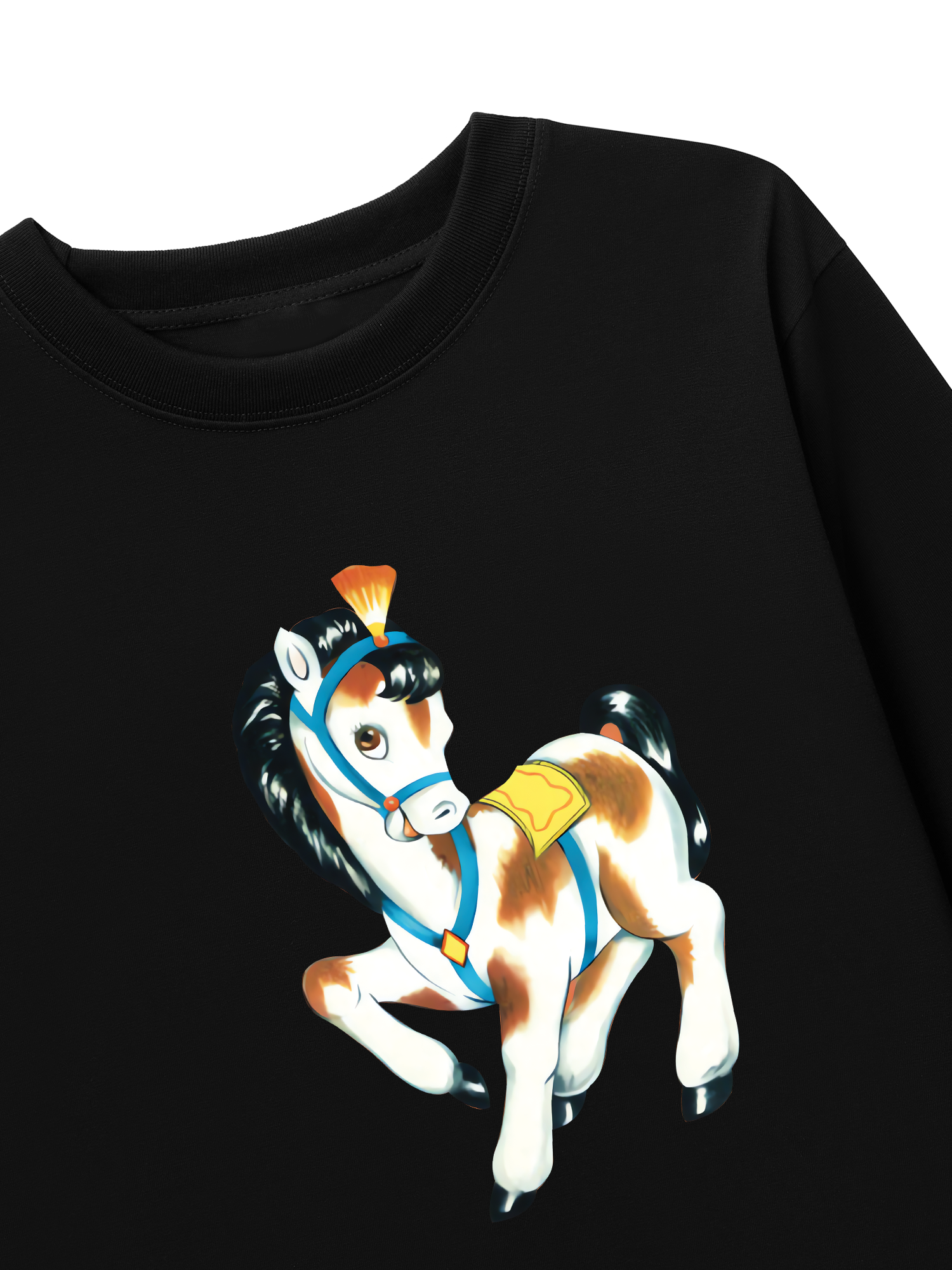 Áo Thun Dài Tay Brown Horse