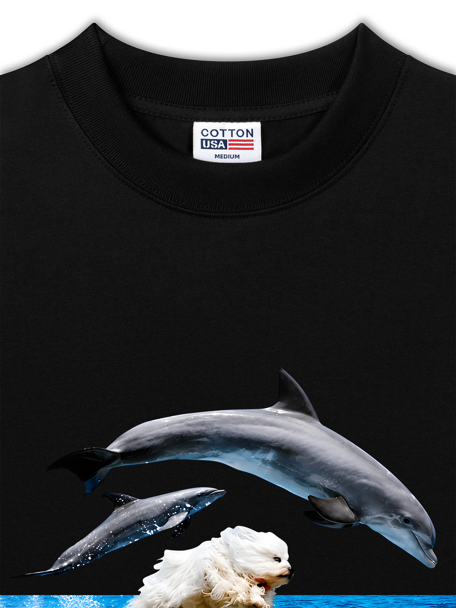 Áo Thun Relaxed Fit I Just Gotta Be Me Dog And Dolphin