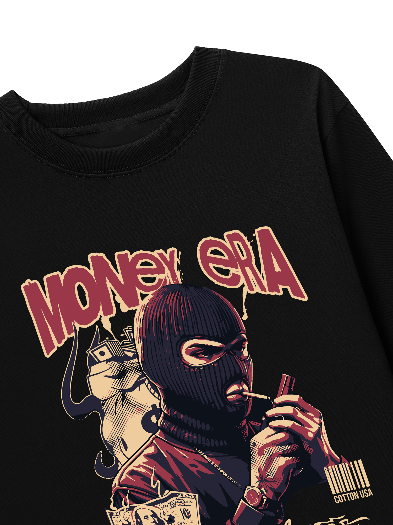 Áo Thun Dài Tay Money Era No Rules