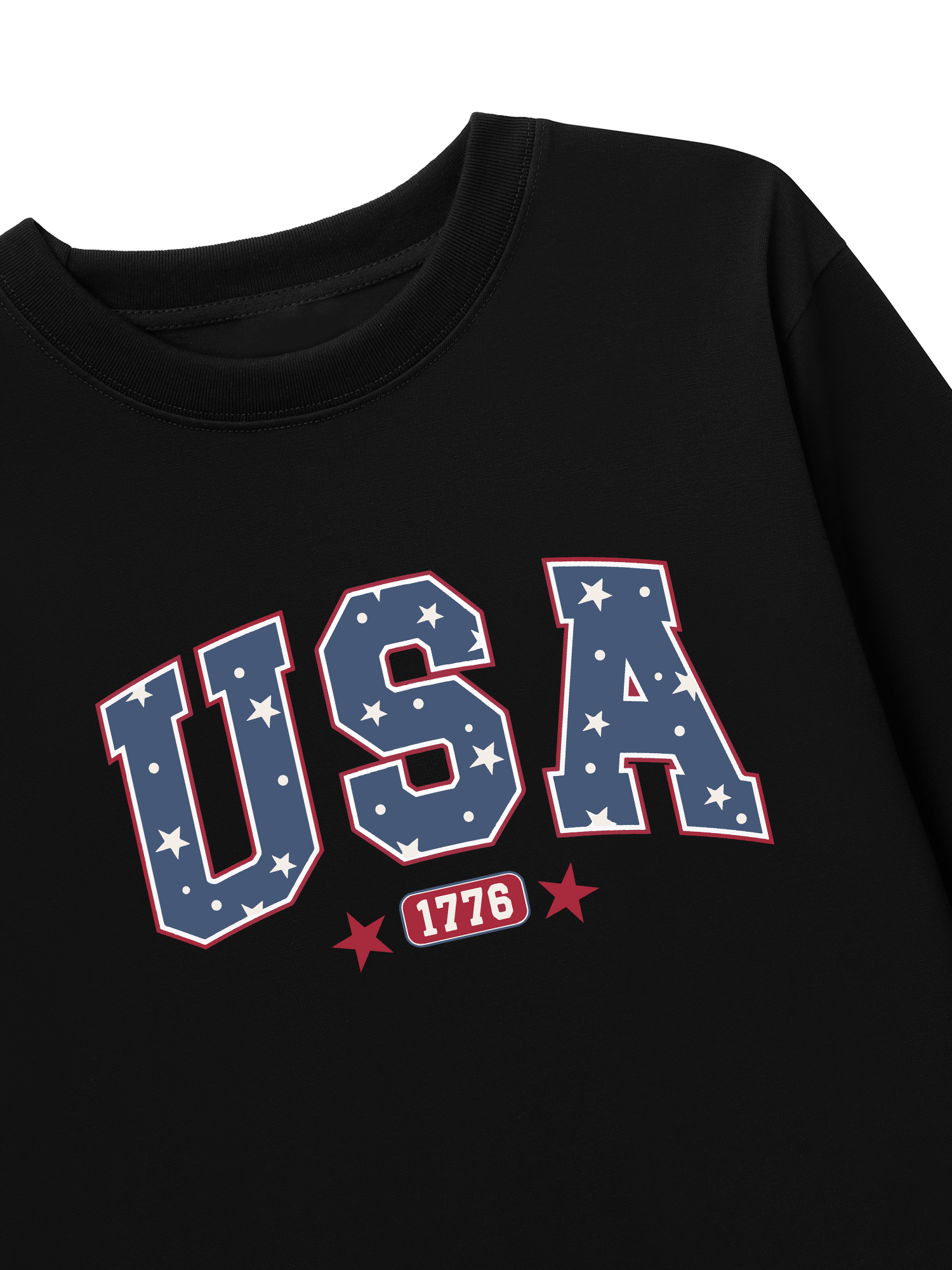 Áo Thun Dài Tay USA Retro Star