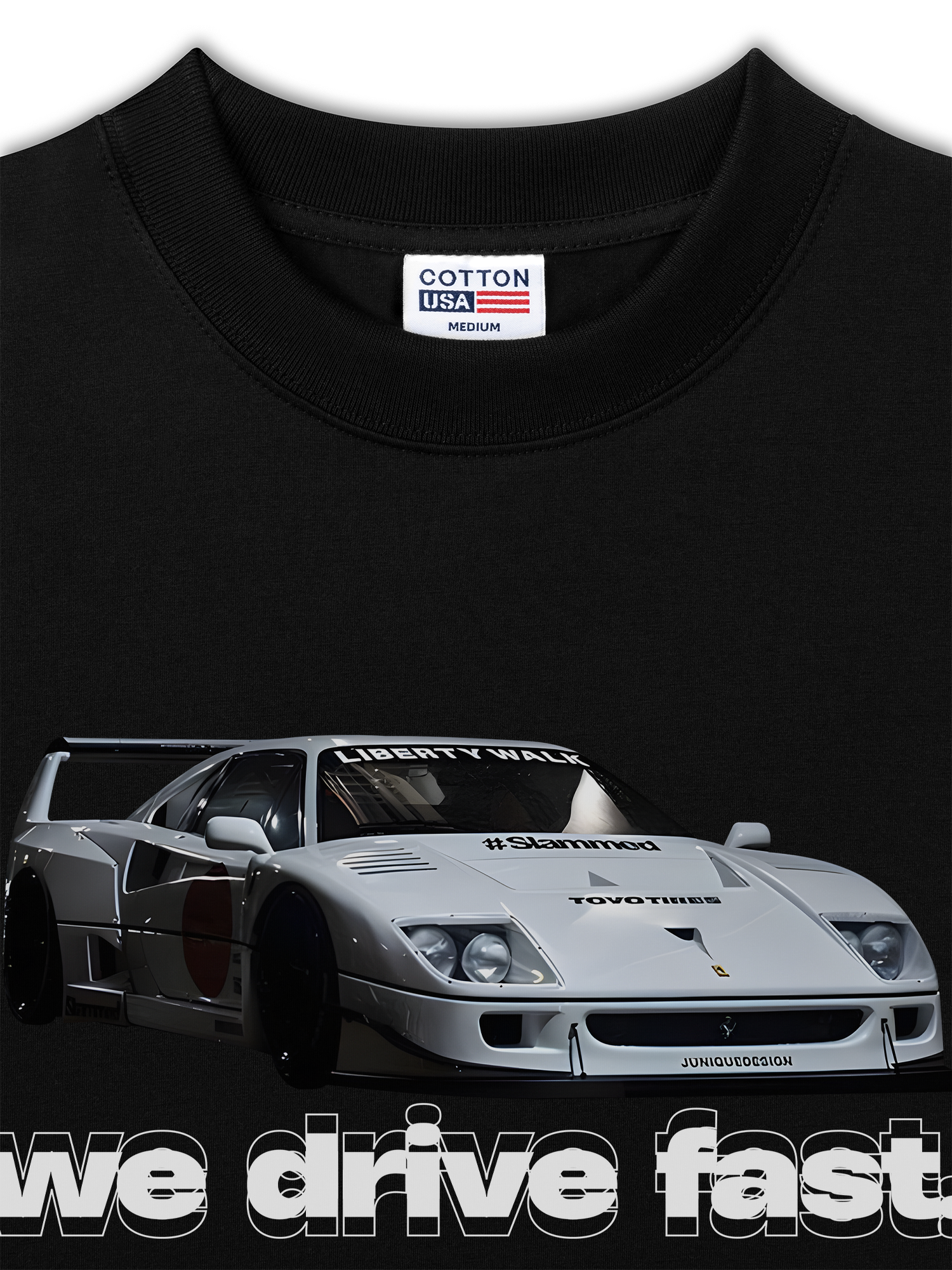 Áo Thun Relaxed Fit Ferrari We Drive Fast