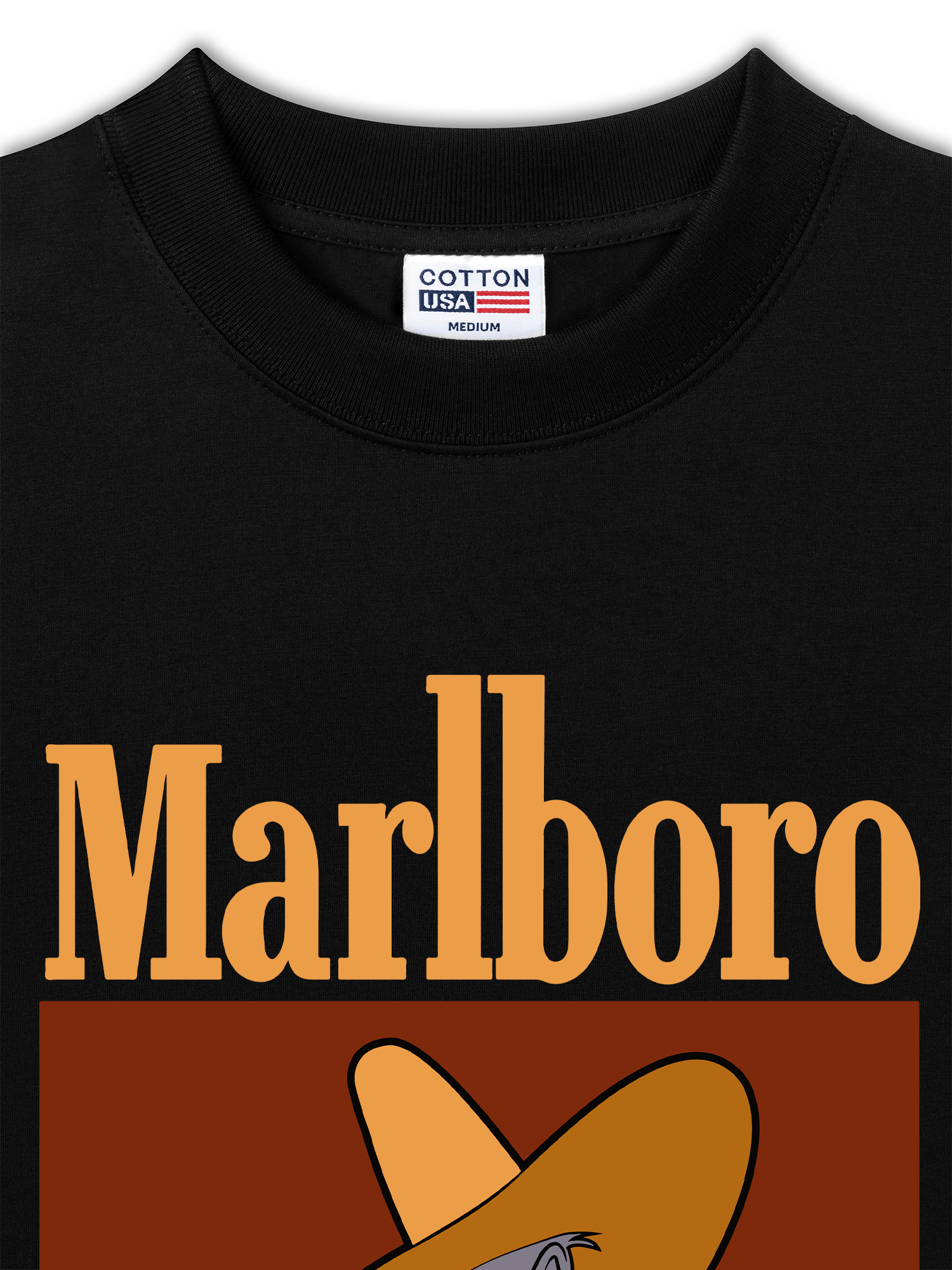 Áo Thun Relaxed Fit Marlboro Bug Bunny Cowboy