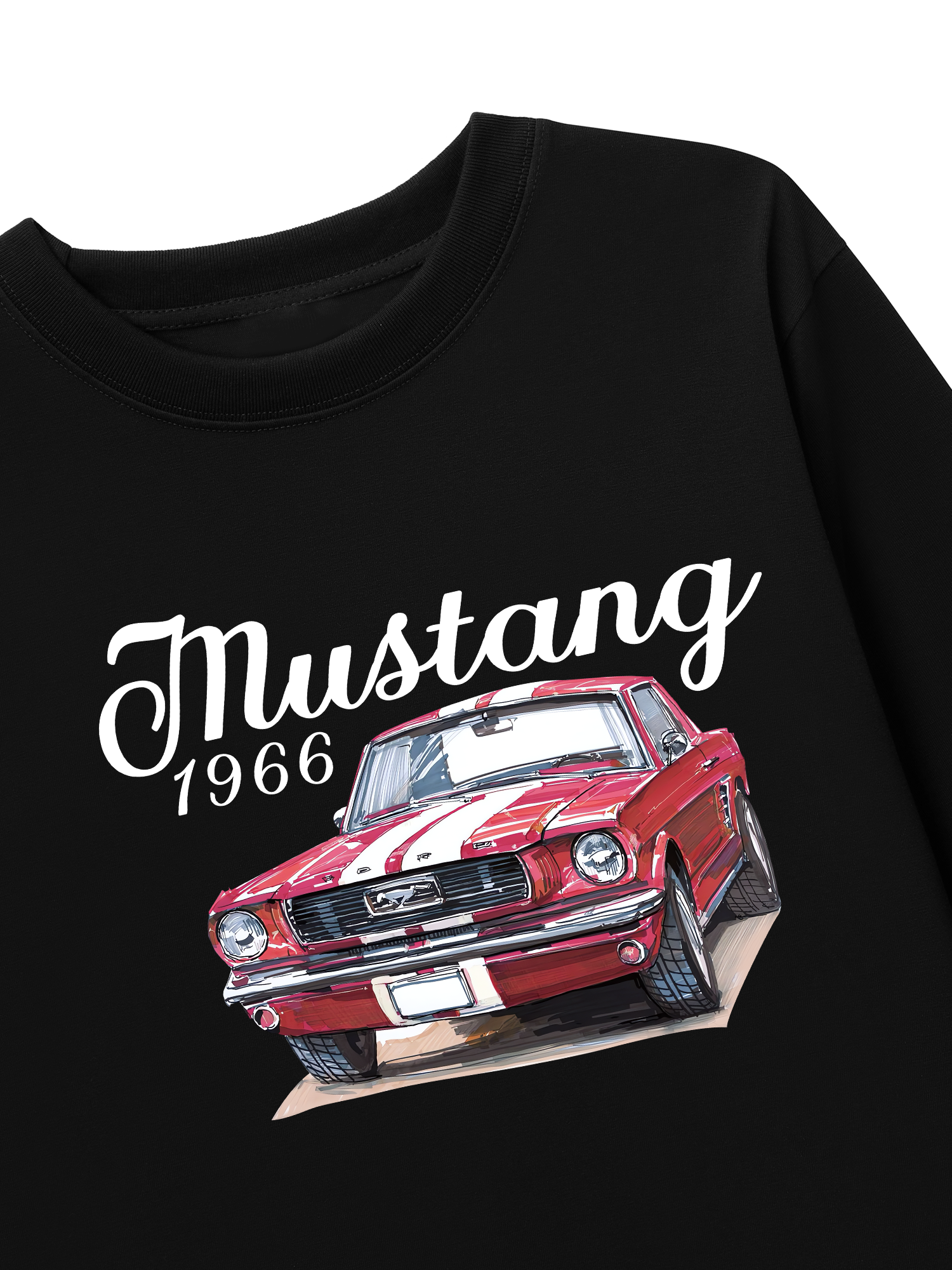 Áo Thun Dài Tay Ford Mustang 1966