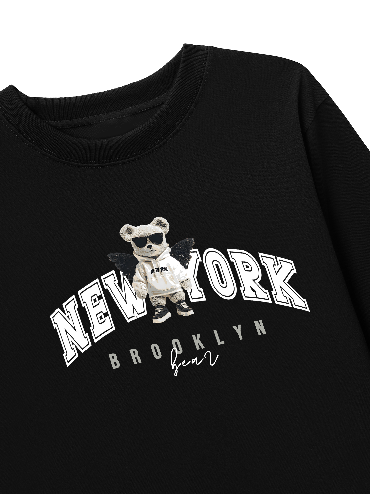 Áo Thun Dài Tay City New York Bear