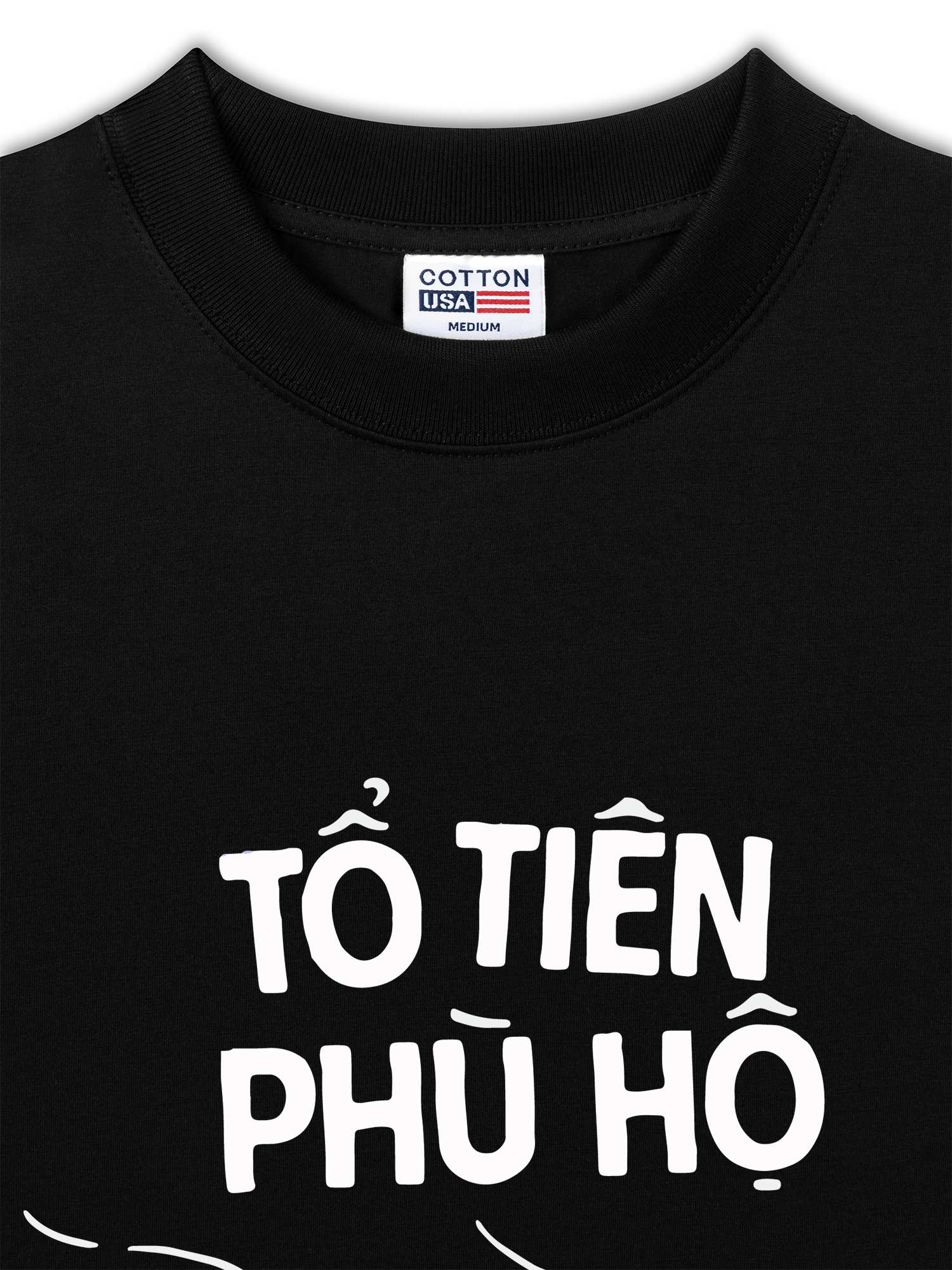 Áo Thun Relaxed Fit Tổ Tiên Phù Hộ