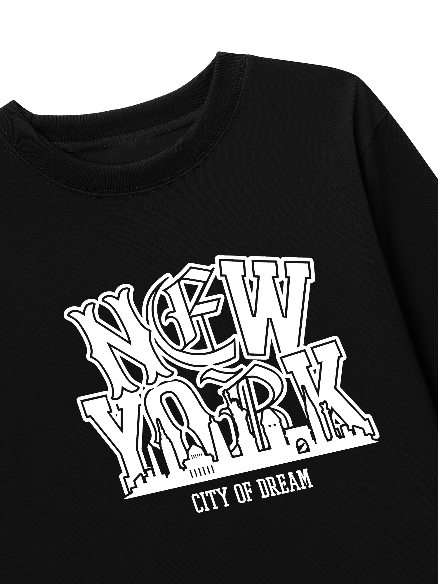 Áo Thun Dài Tay USA City Of Dream