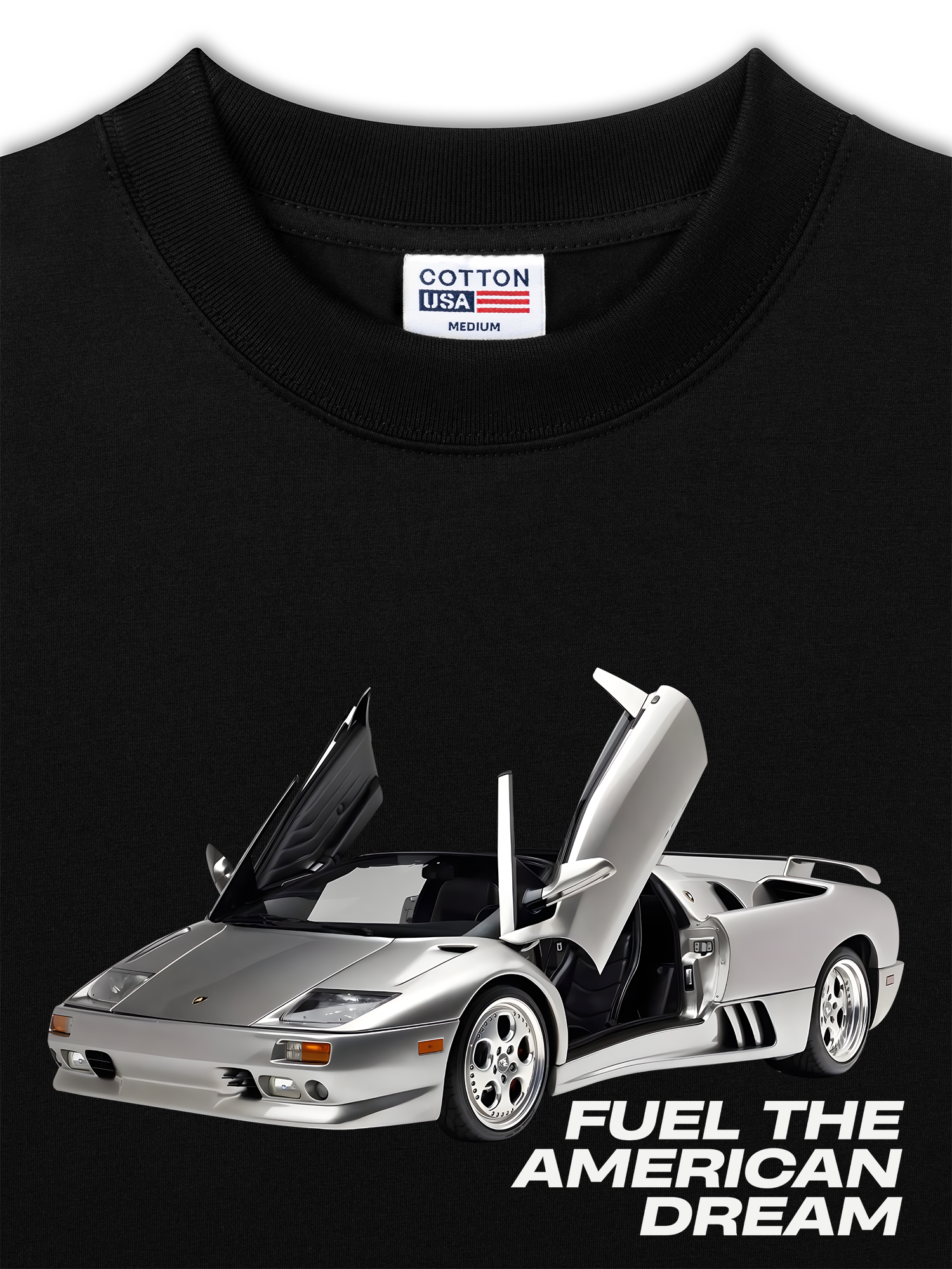 Áo Thun Relaxed Fit Lamborghini Fuel The American Dream