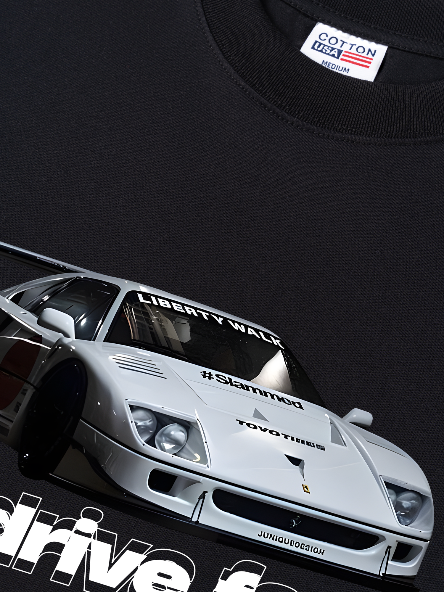 Áo Thun Relaxed Fit Ferrari We Drive Fast