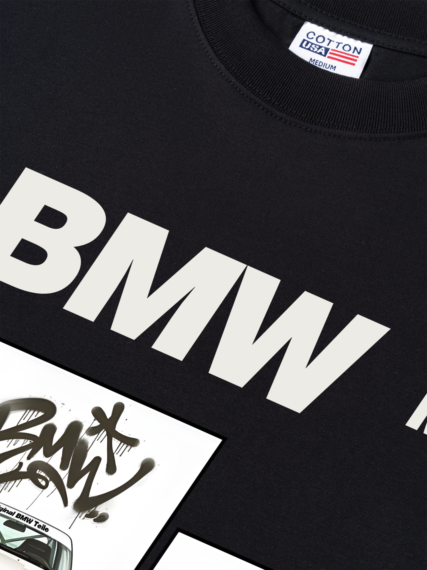 Áo Thun Relaxed Fit BMW E30 M3 White