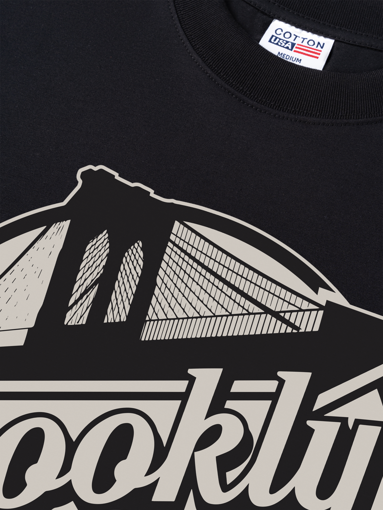 Áo Thun Relaxed Fit USA Brooklyn East Of The East