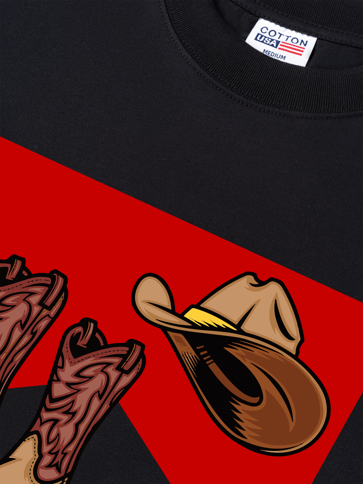 Áo Thun Relaxed Fit Marlboro Cowboy Hat n Boots