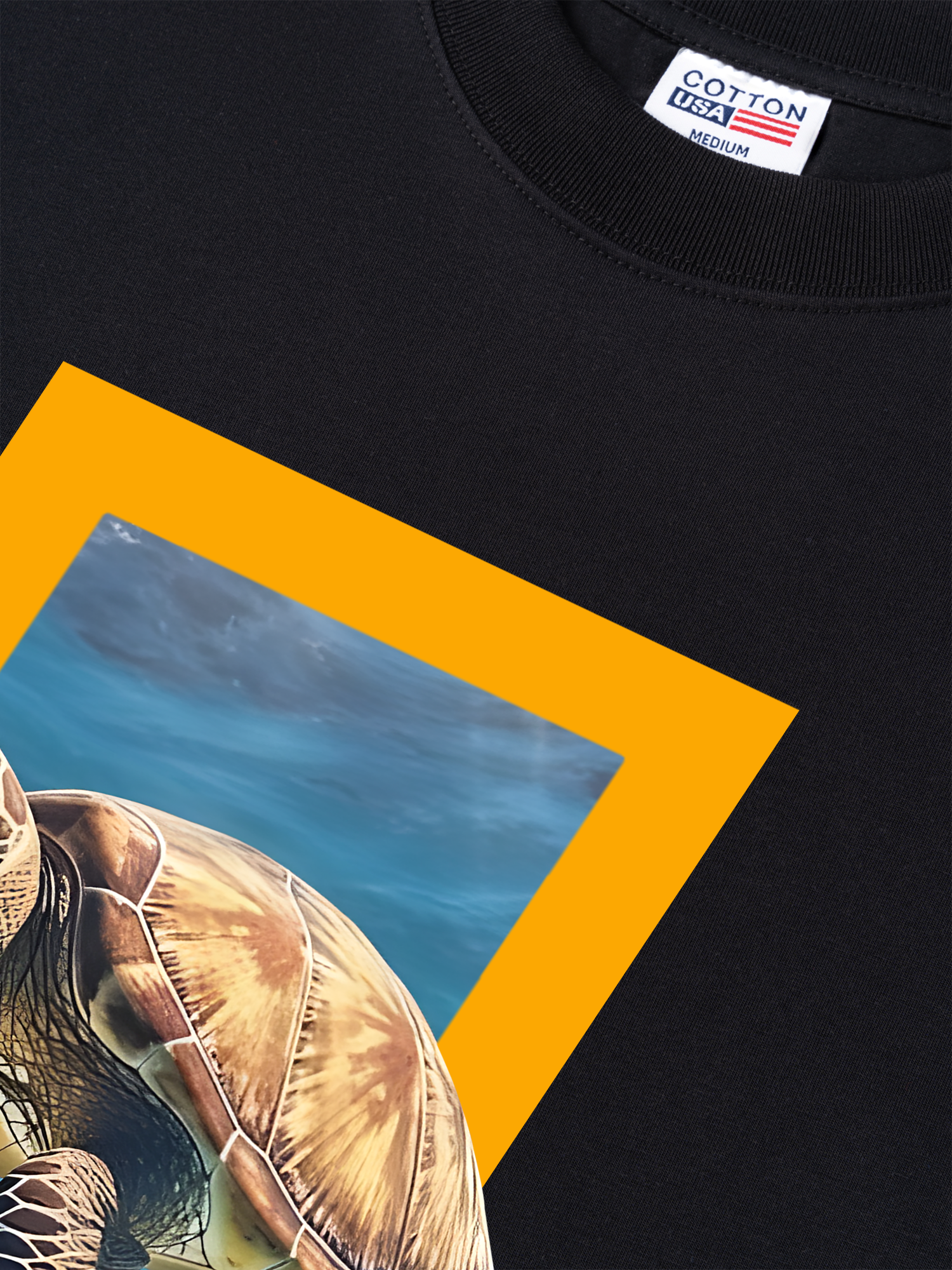 Áo Thun Relaxed Fit Wild Life Sea Turtles Remind