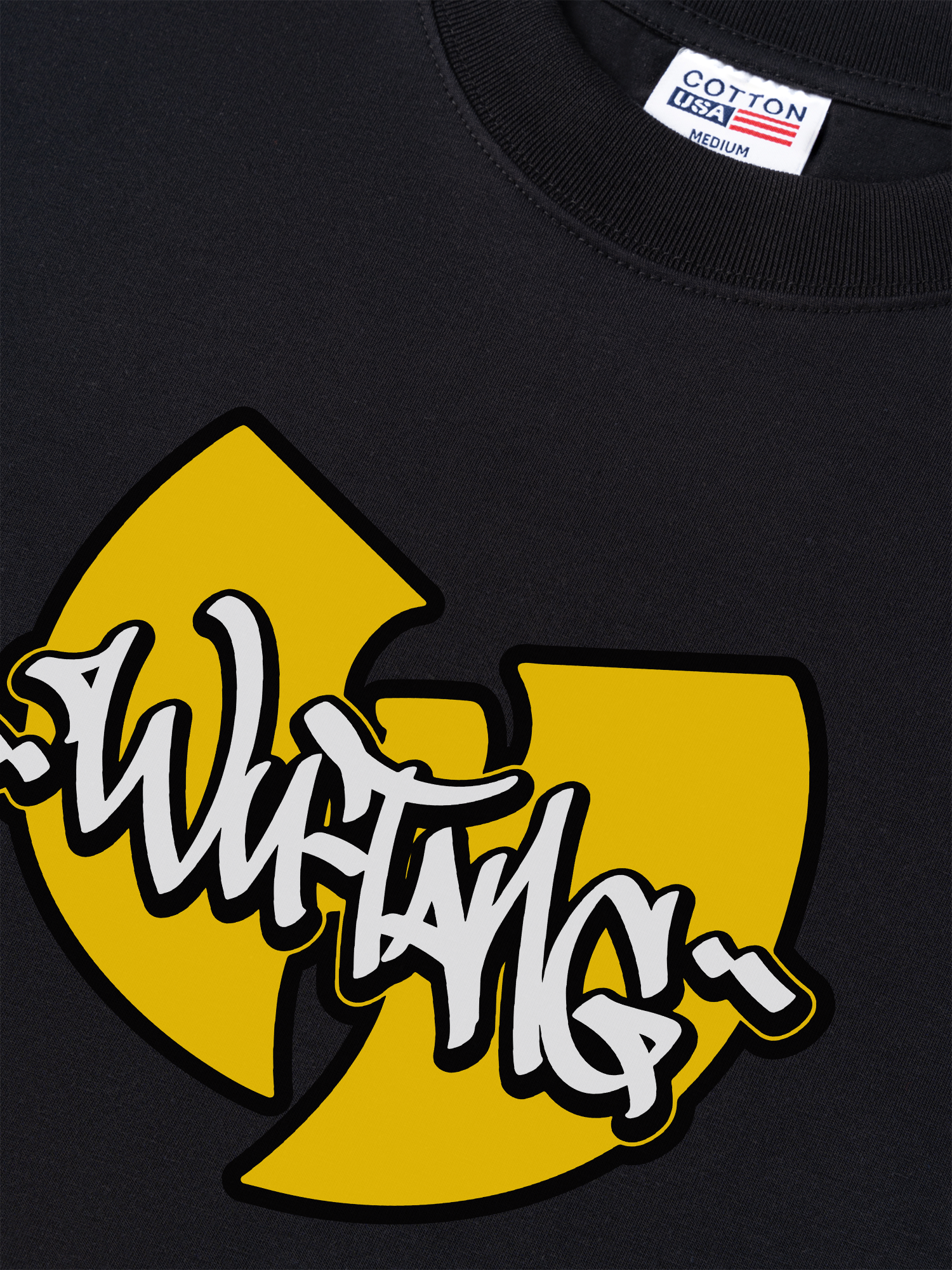 Áo Thun Relaxed Fit Rapper Wu-Tang Clan Logo