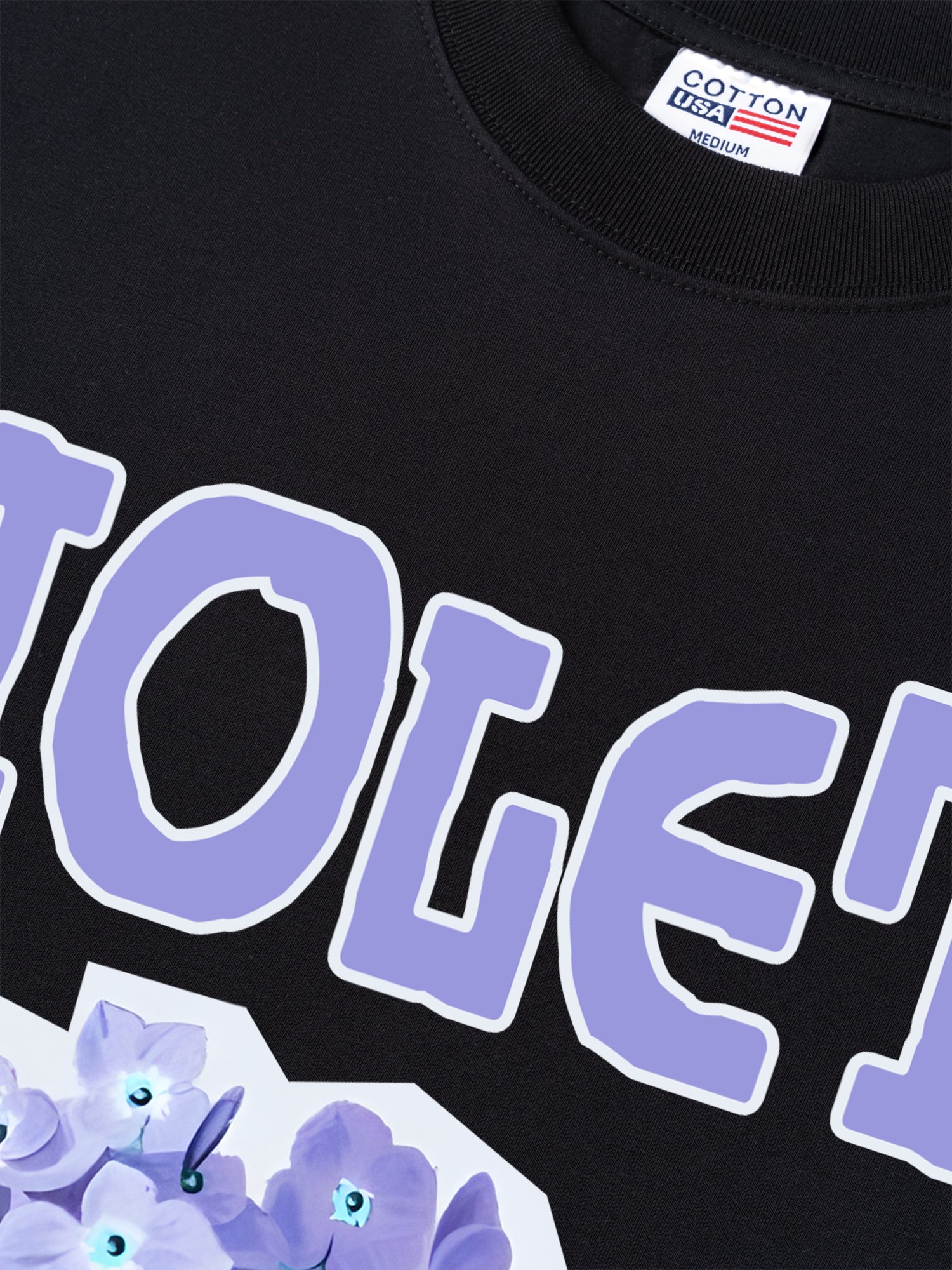 Áo Thun Relaxed Fit Floral Indoor Violet