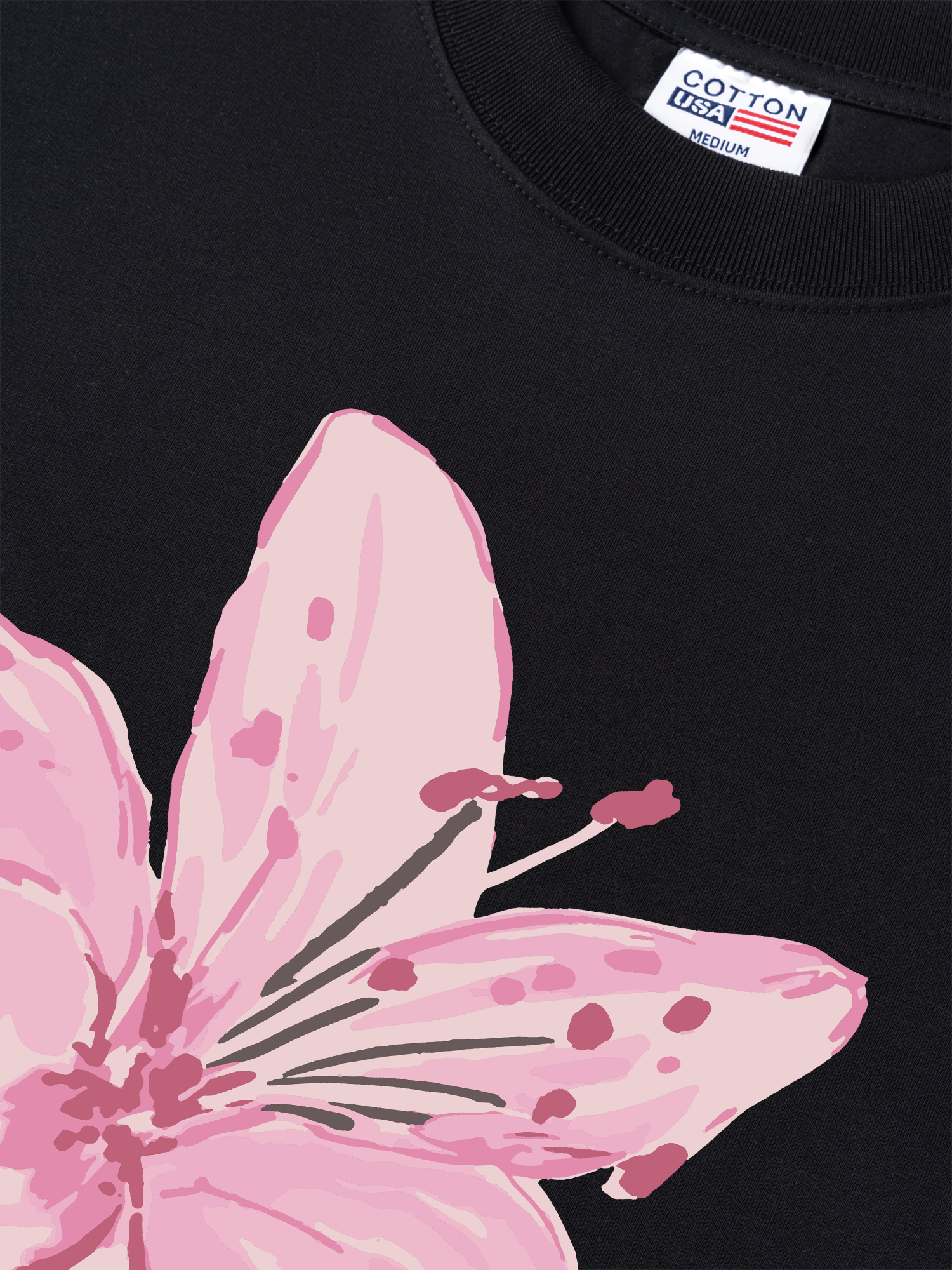 Áo Thun Relaxed Fit Pink Lily