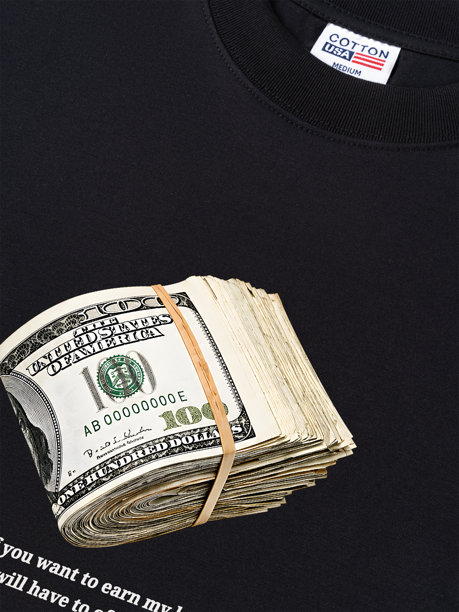 Áo Thun Relaxed Fit Money Over Power