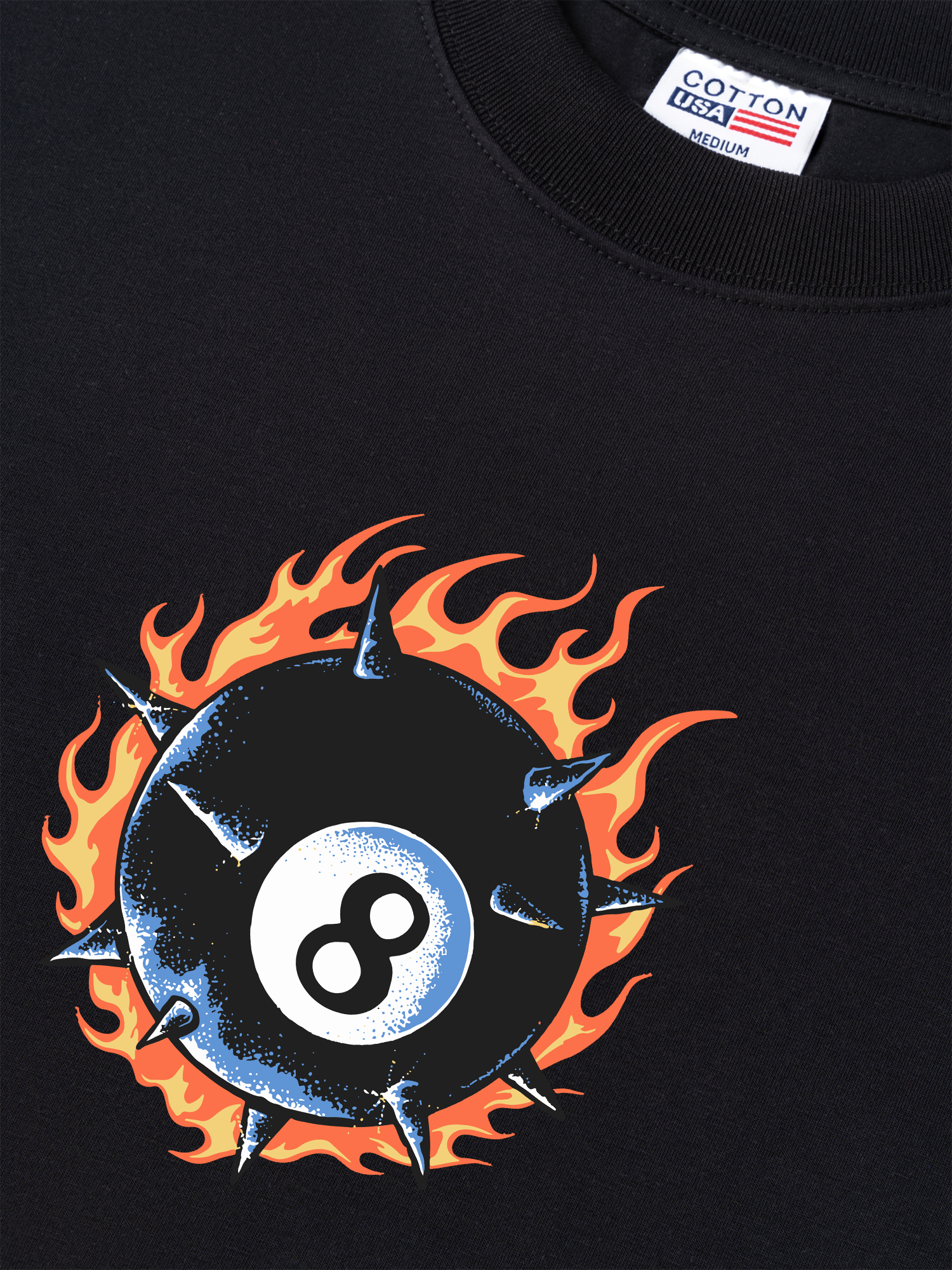 Áo Thun Relaxed Fit Billiards Racun 8 Ball