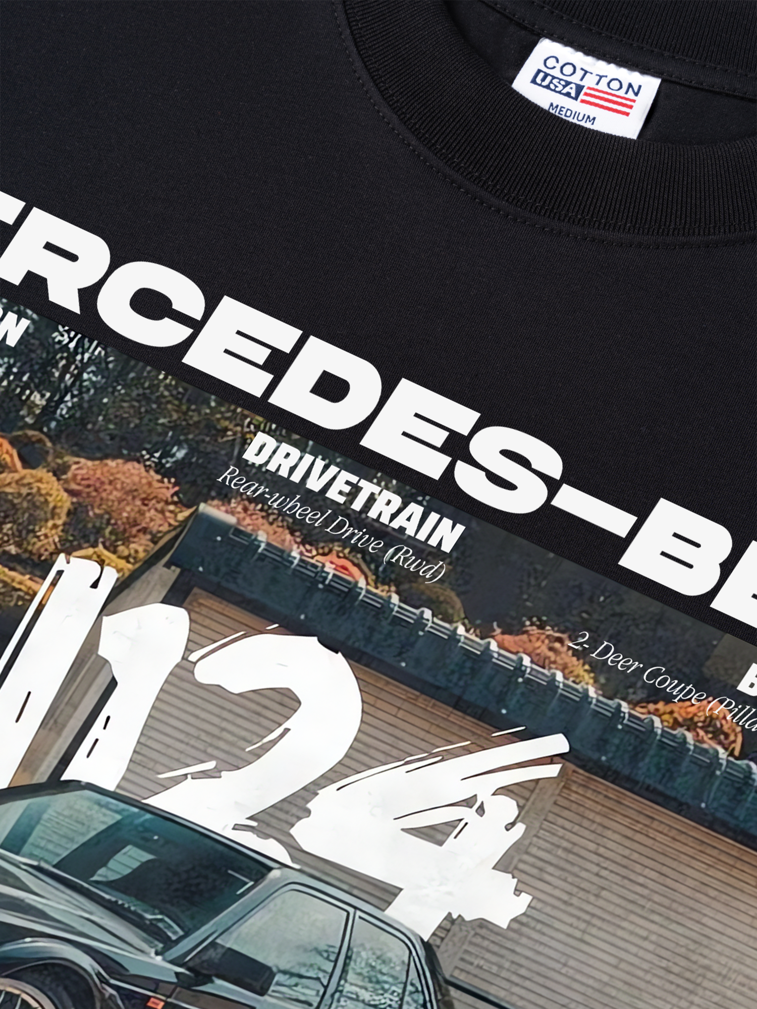 Áo Thun Relaxed Fit Mercedes W124 1993