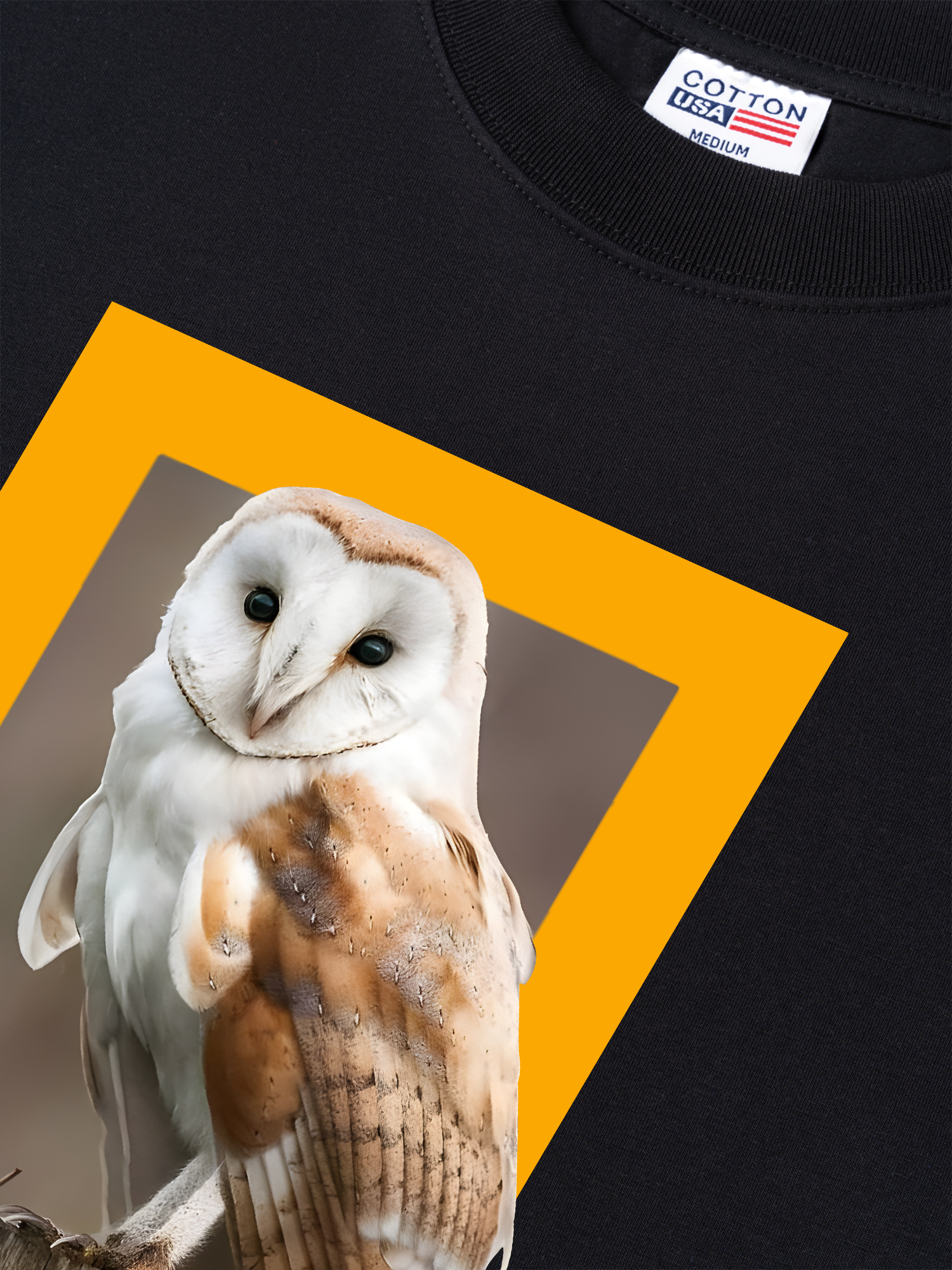 Áo Thun Relaxed Fit Wild Life Symbol Of Wisdow