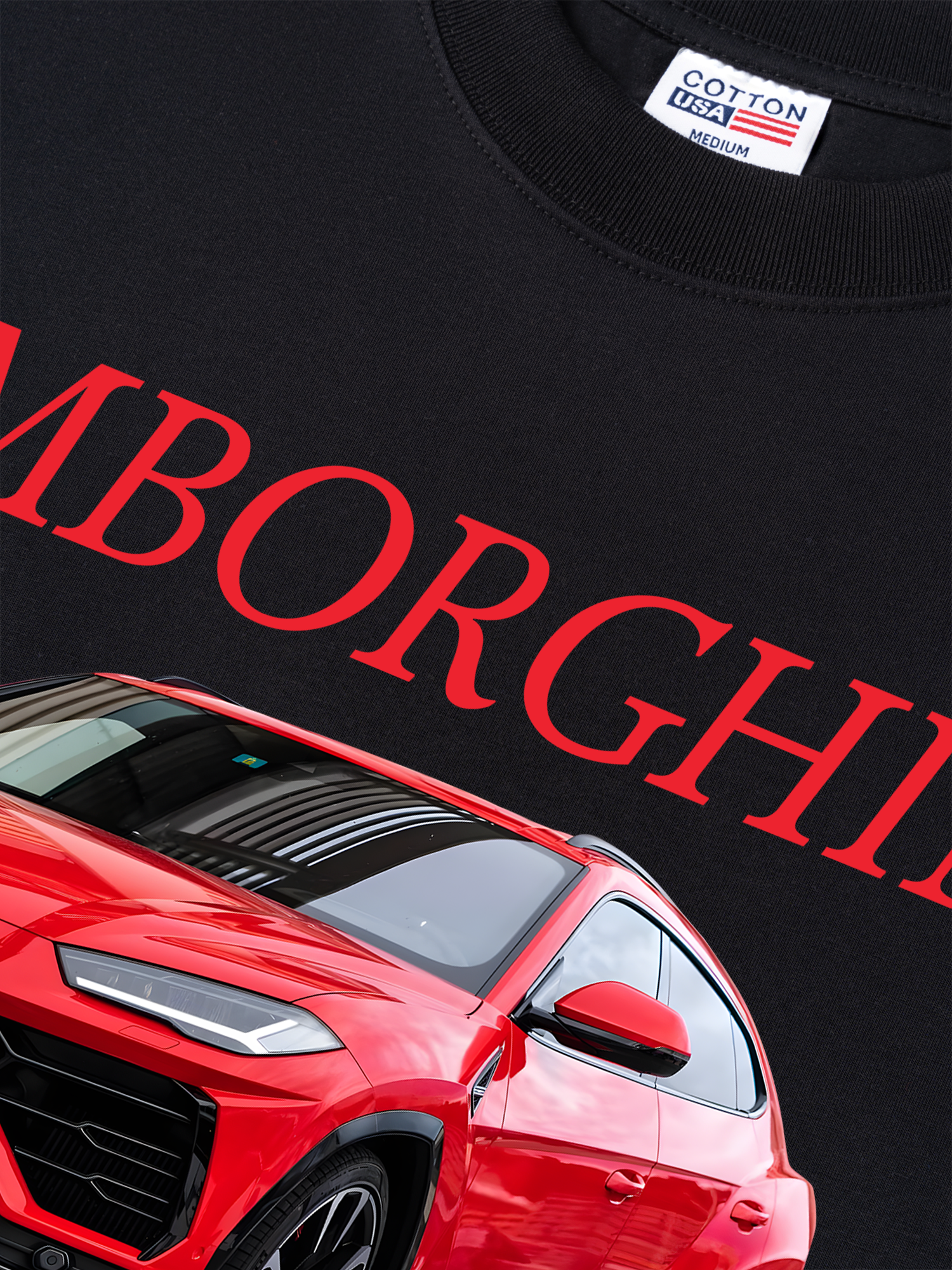 Áo Thun Relaxed Fit Lamborghini Urus Red